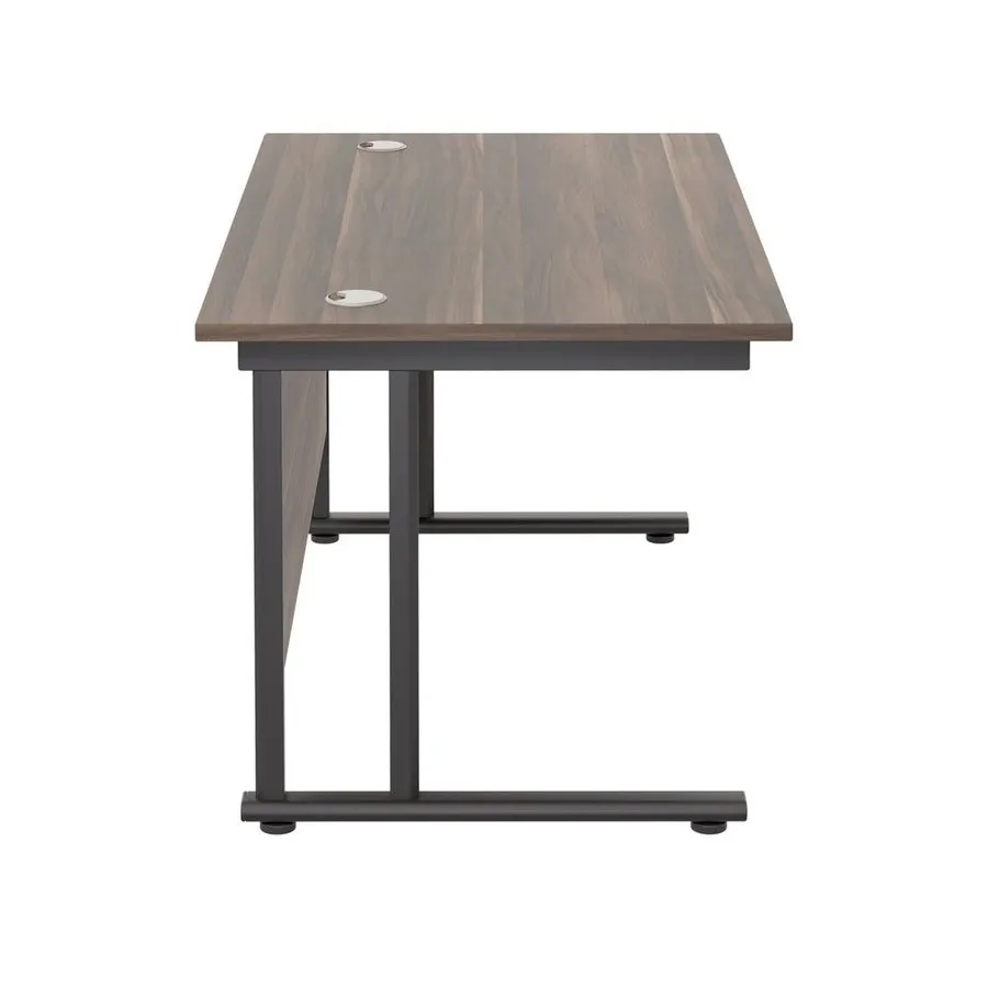 Twin Upright Straight 1400mm Desk