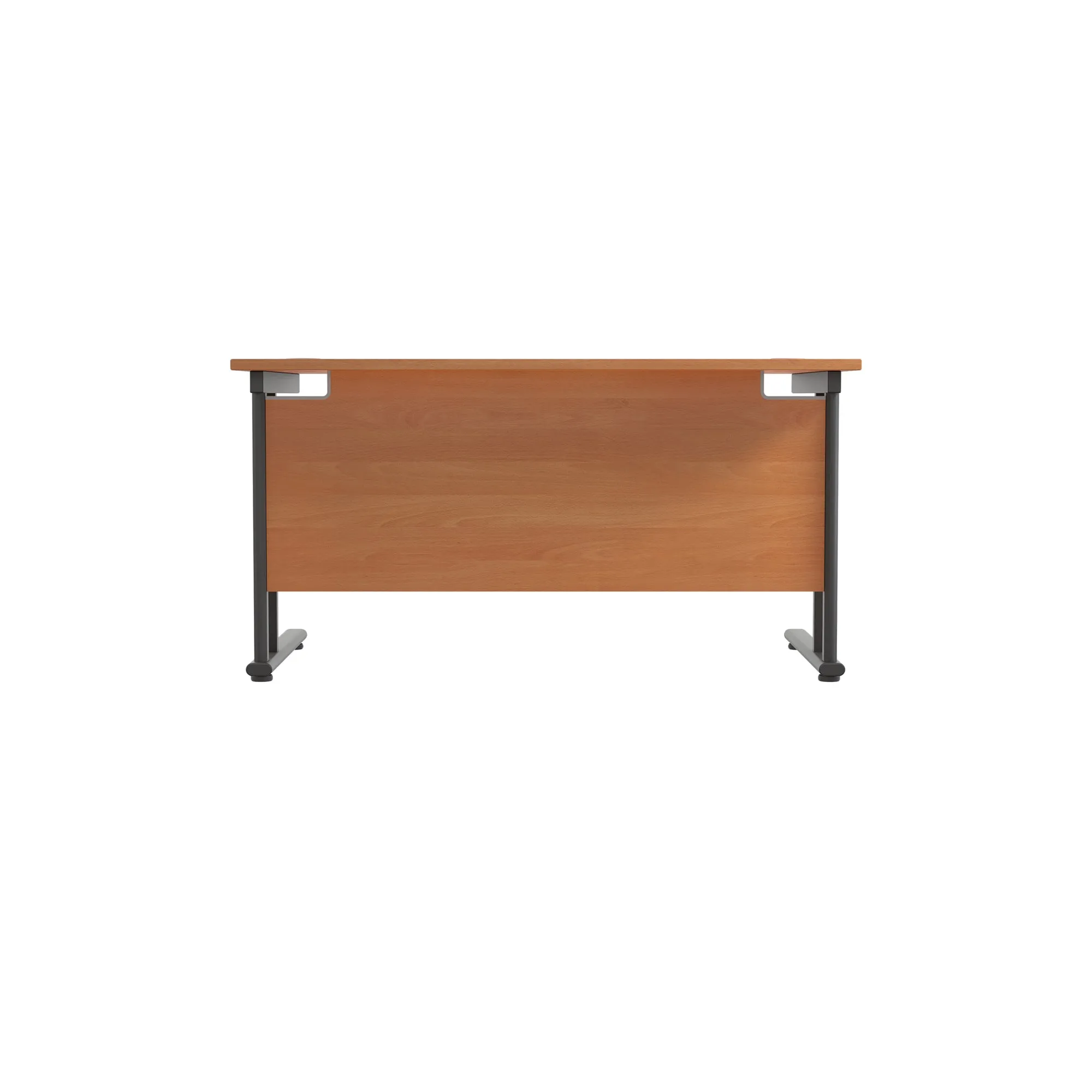 Twin Upright Straight 1400mm Desk