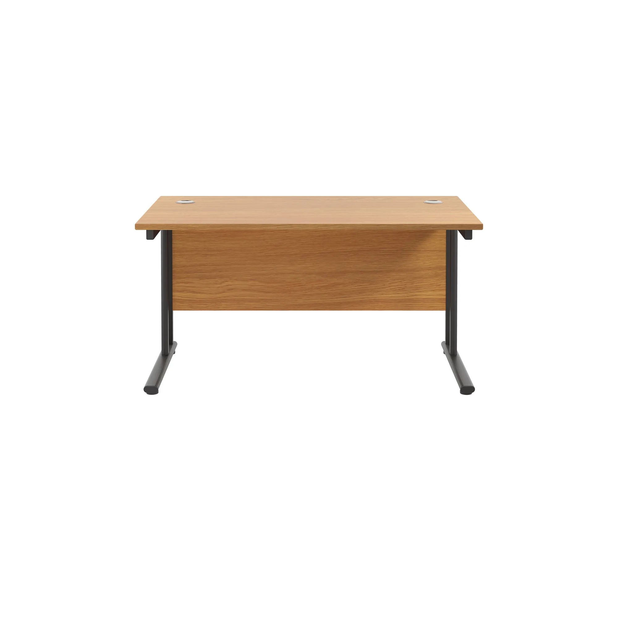 Twin Upright Straight 1400mm Desk