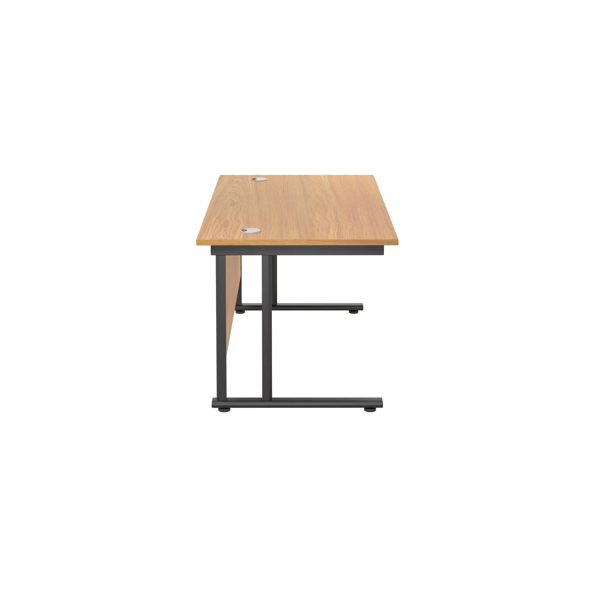 Twin Upright Straight 1400mm Desk