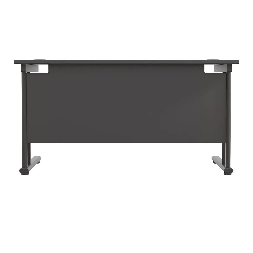 Twin Upright Straight 1400mm Desk