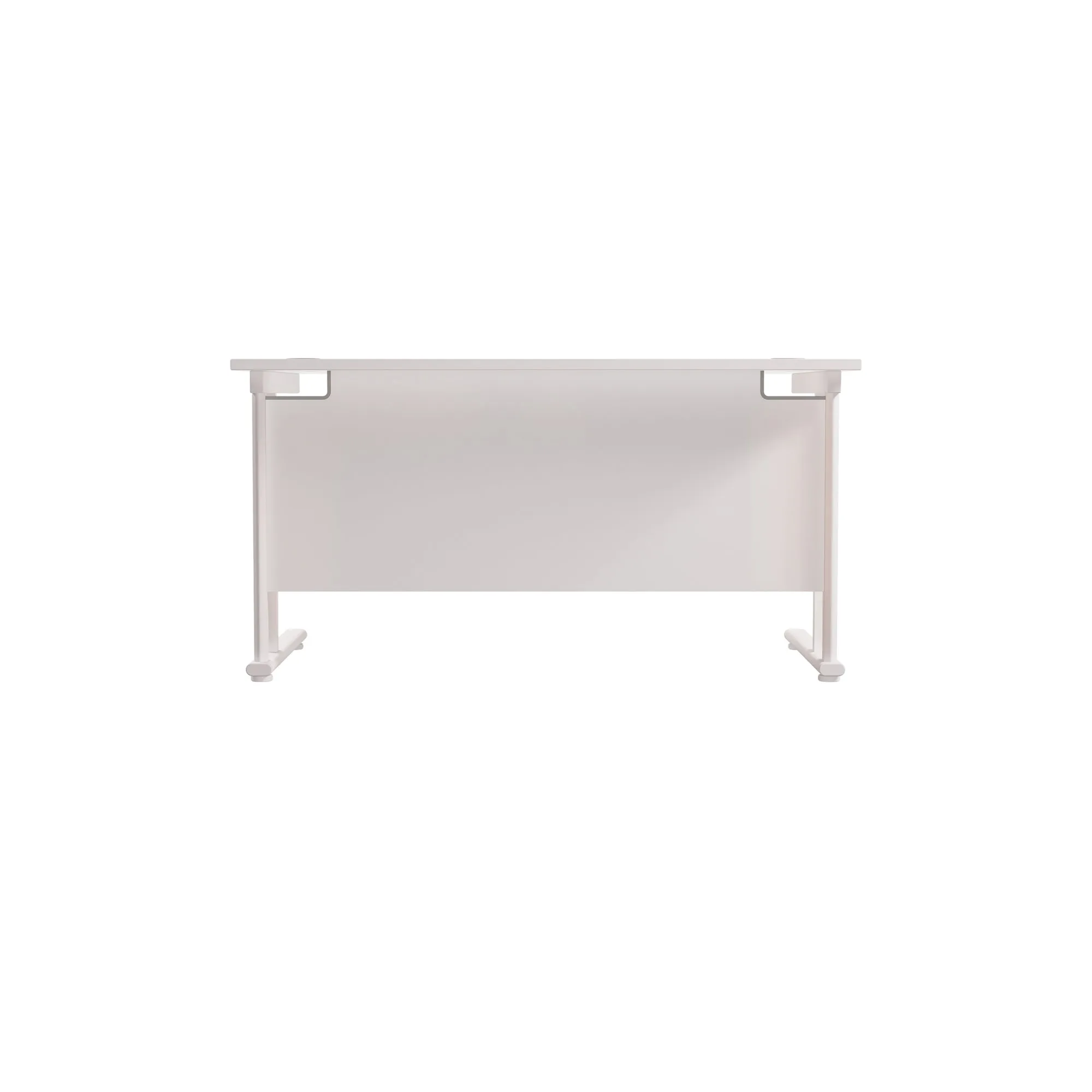 Twin Upright Straight 1400mm Desk