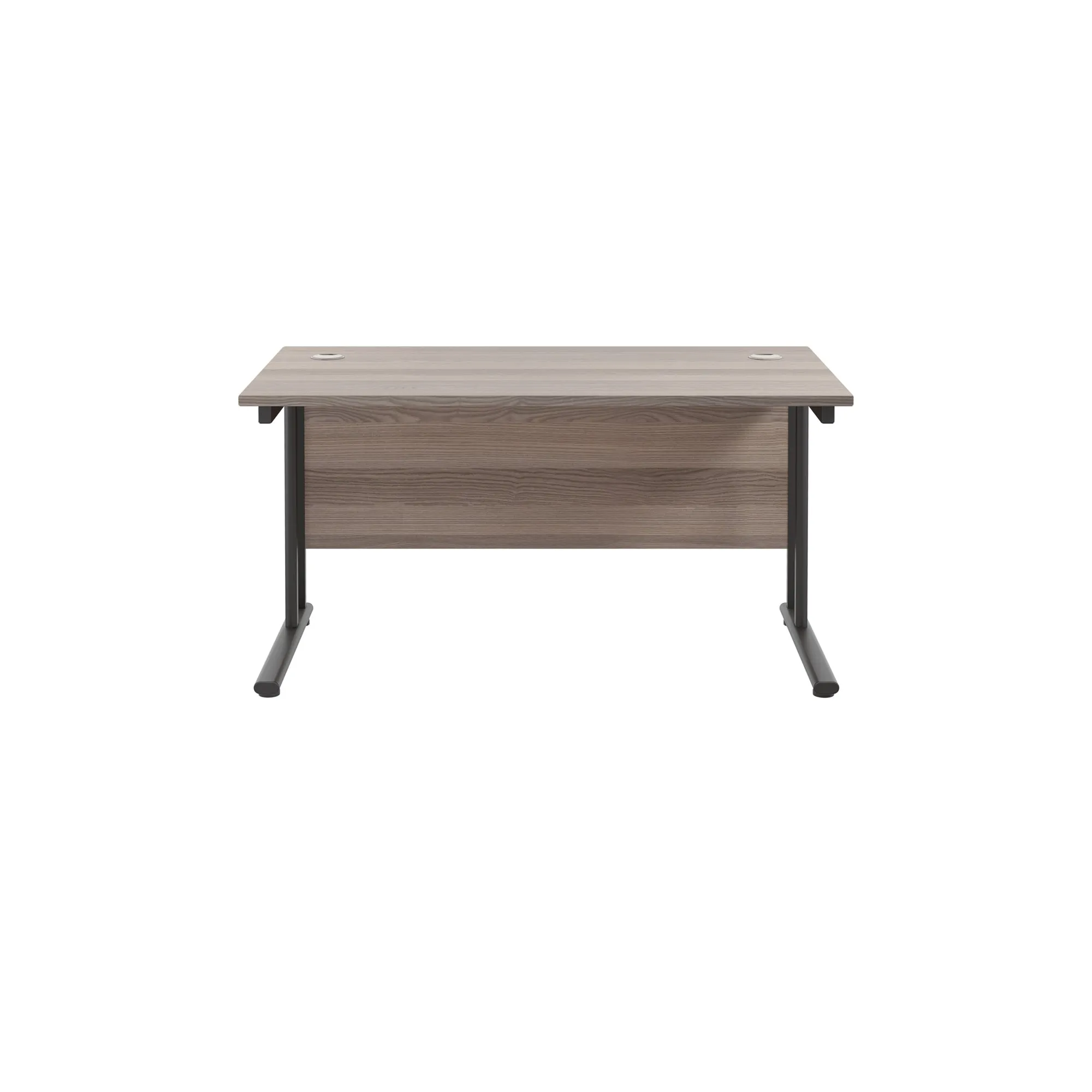 Twin Upright Straight 1400mm Desk