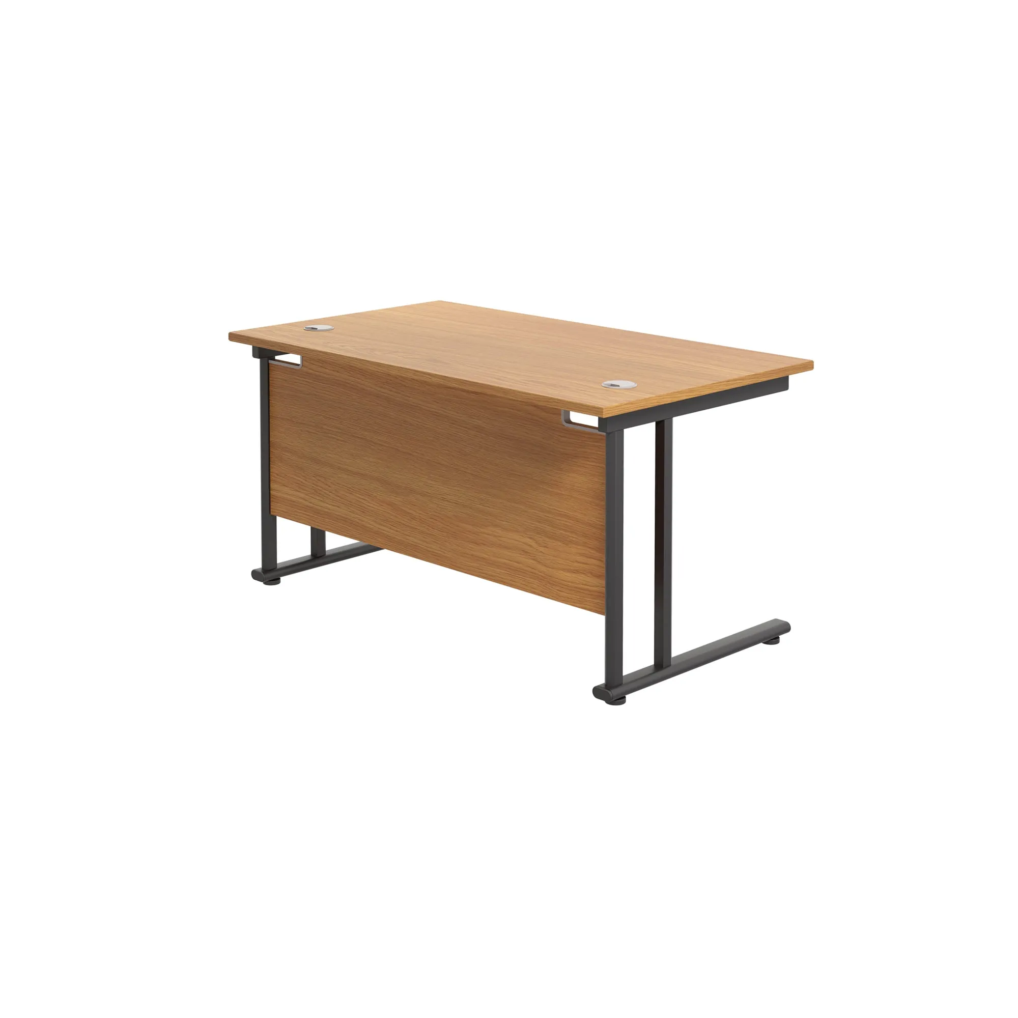 Twin Upright Straight 1400mm Desk
