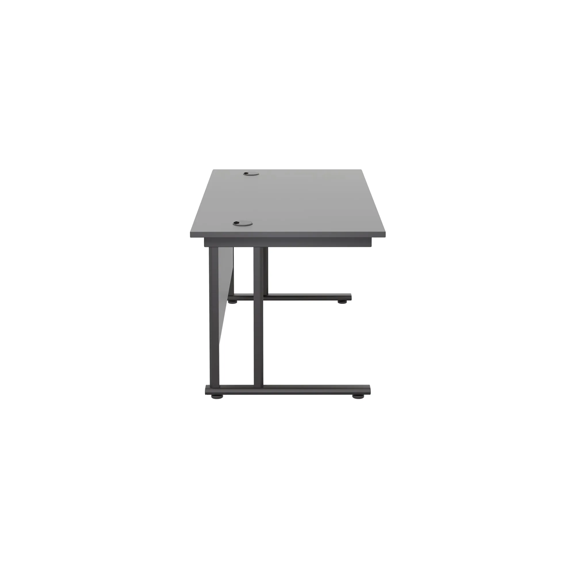 Twin Upright Straight 1400mm Desk