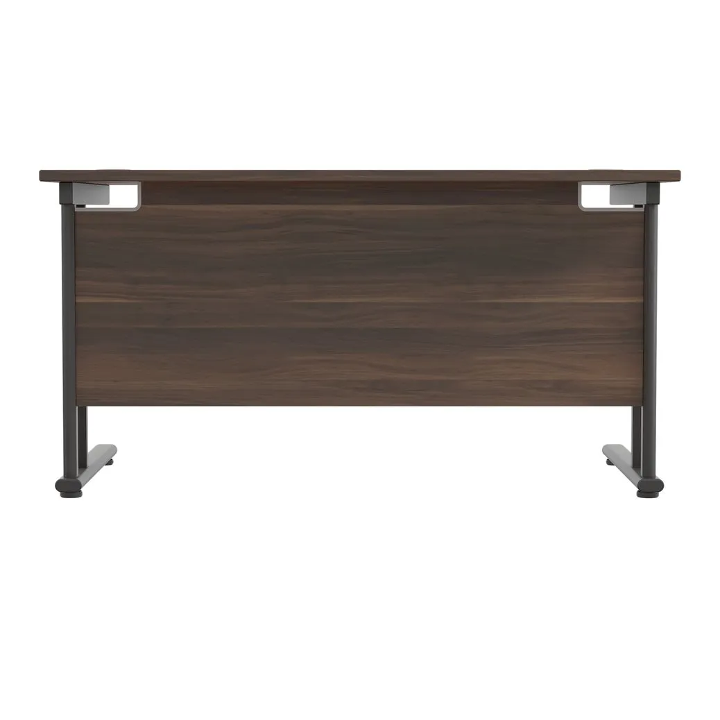 Twin Upright Straight 1400mm Desk