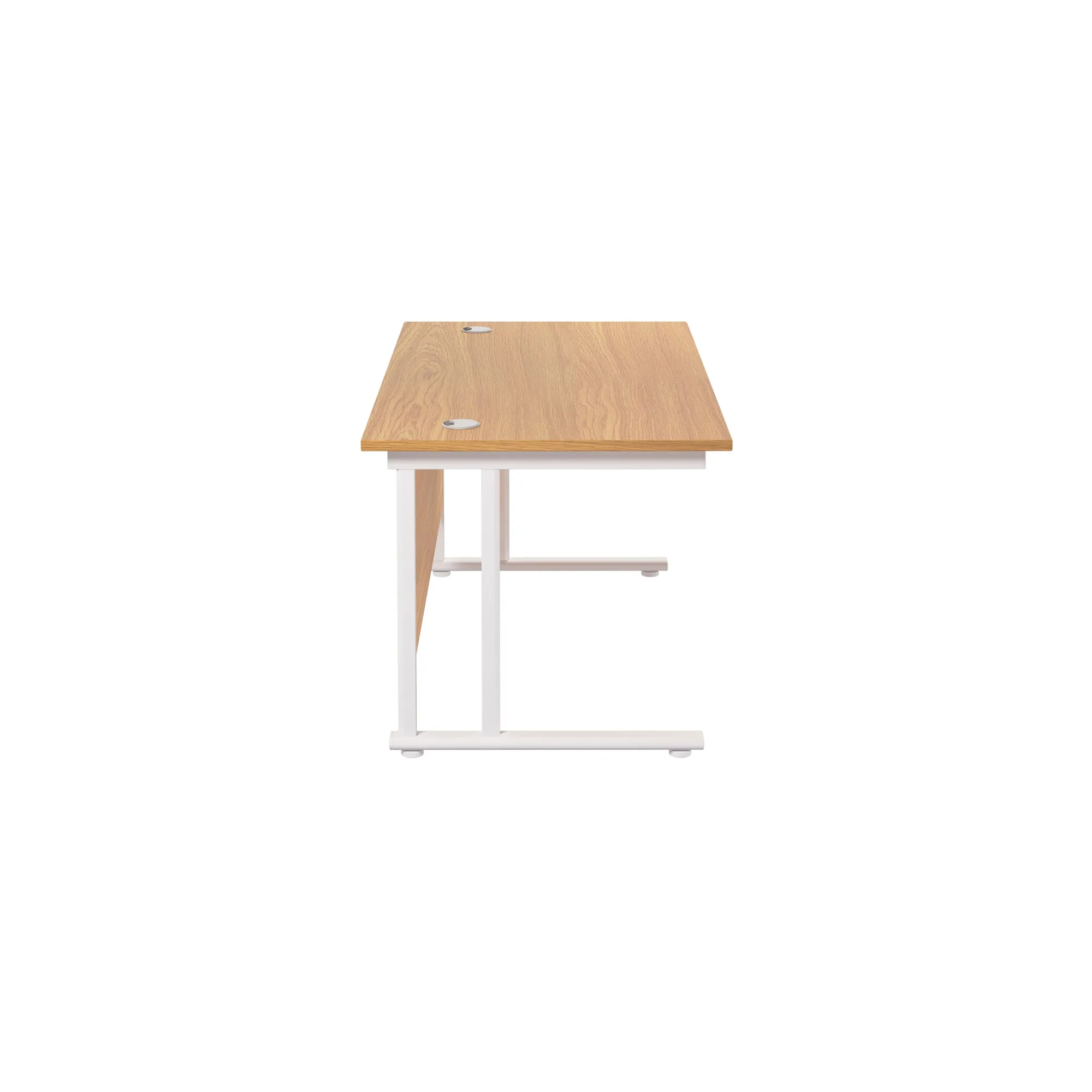 Twin Upright Straight 1400mm Desk
