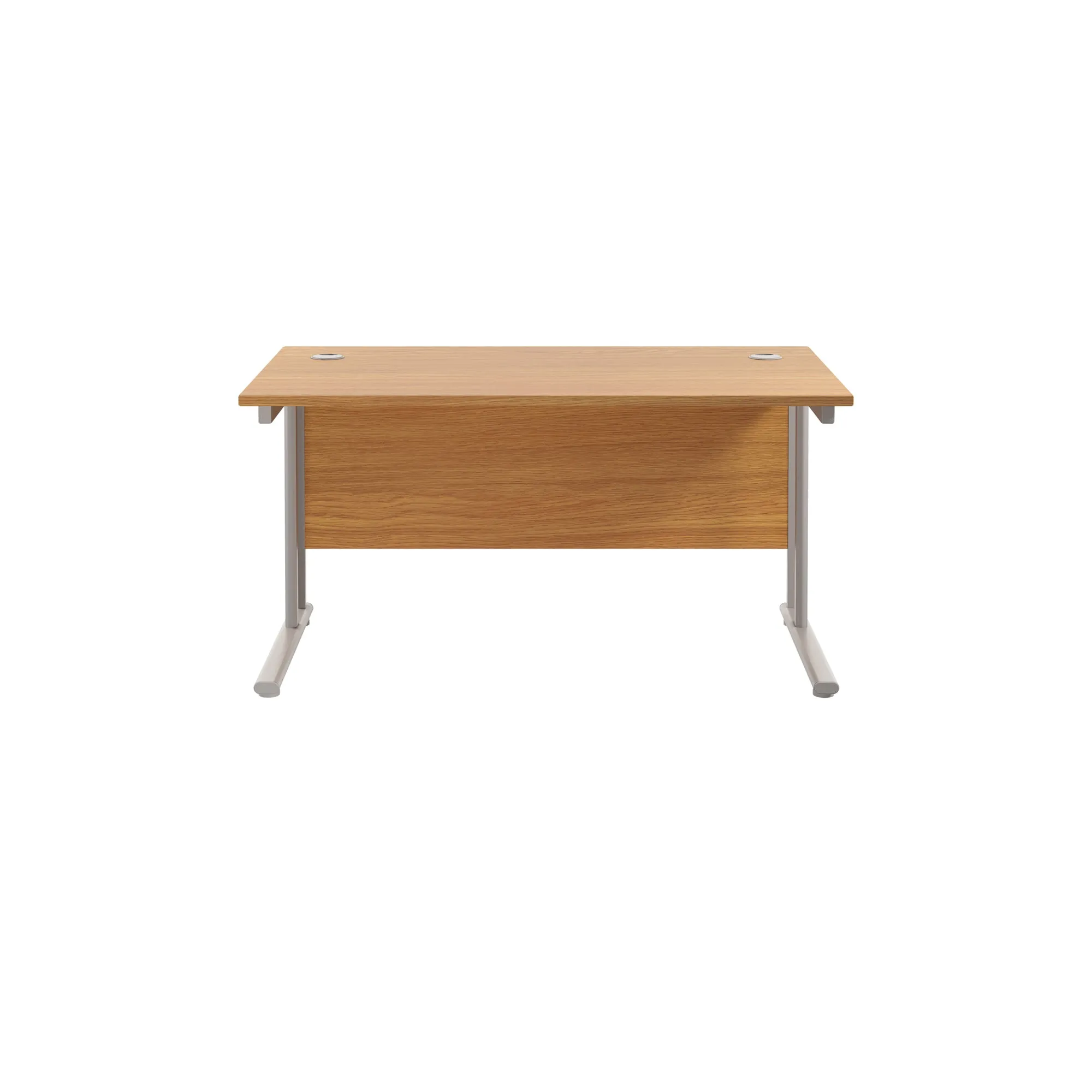 Twin Upright Straight 1400mm Desk