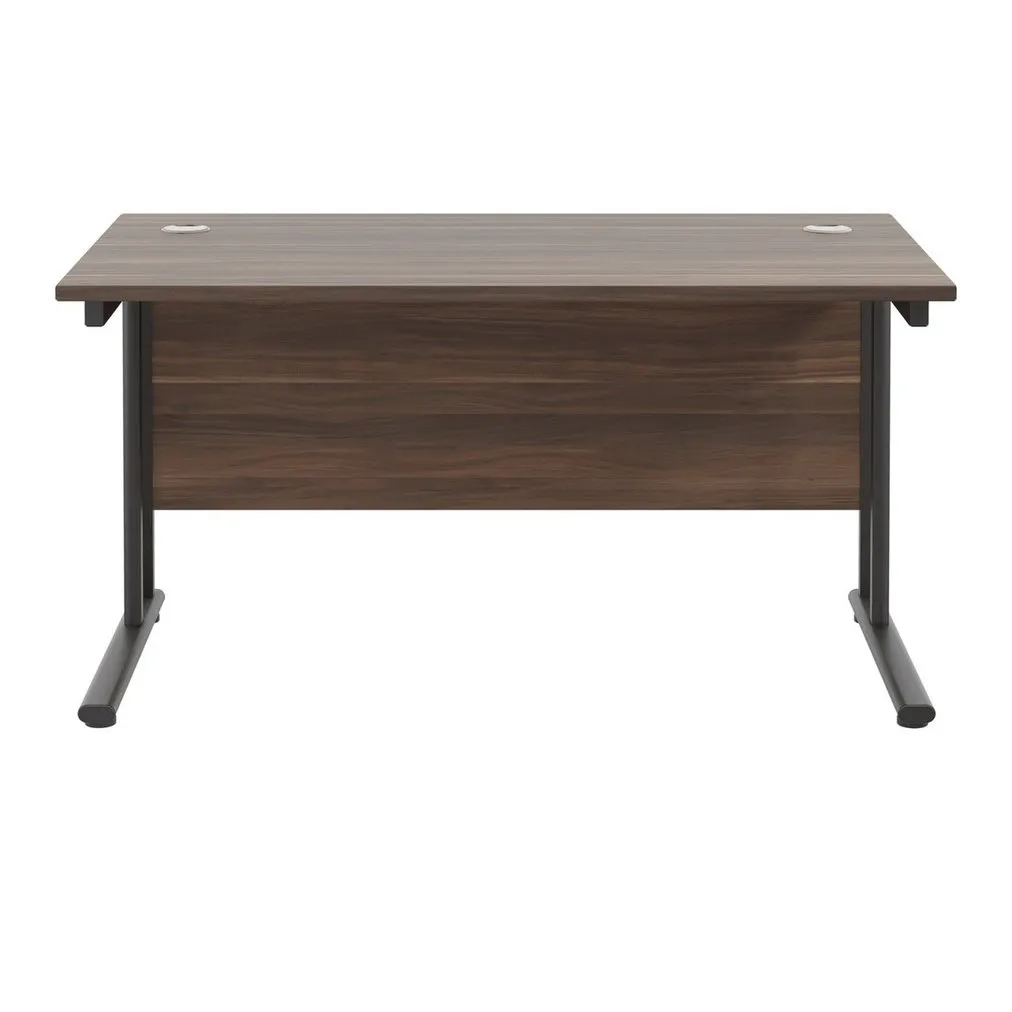 Twin Upright Straight 1400mm Desk