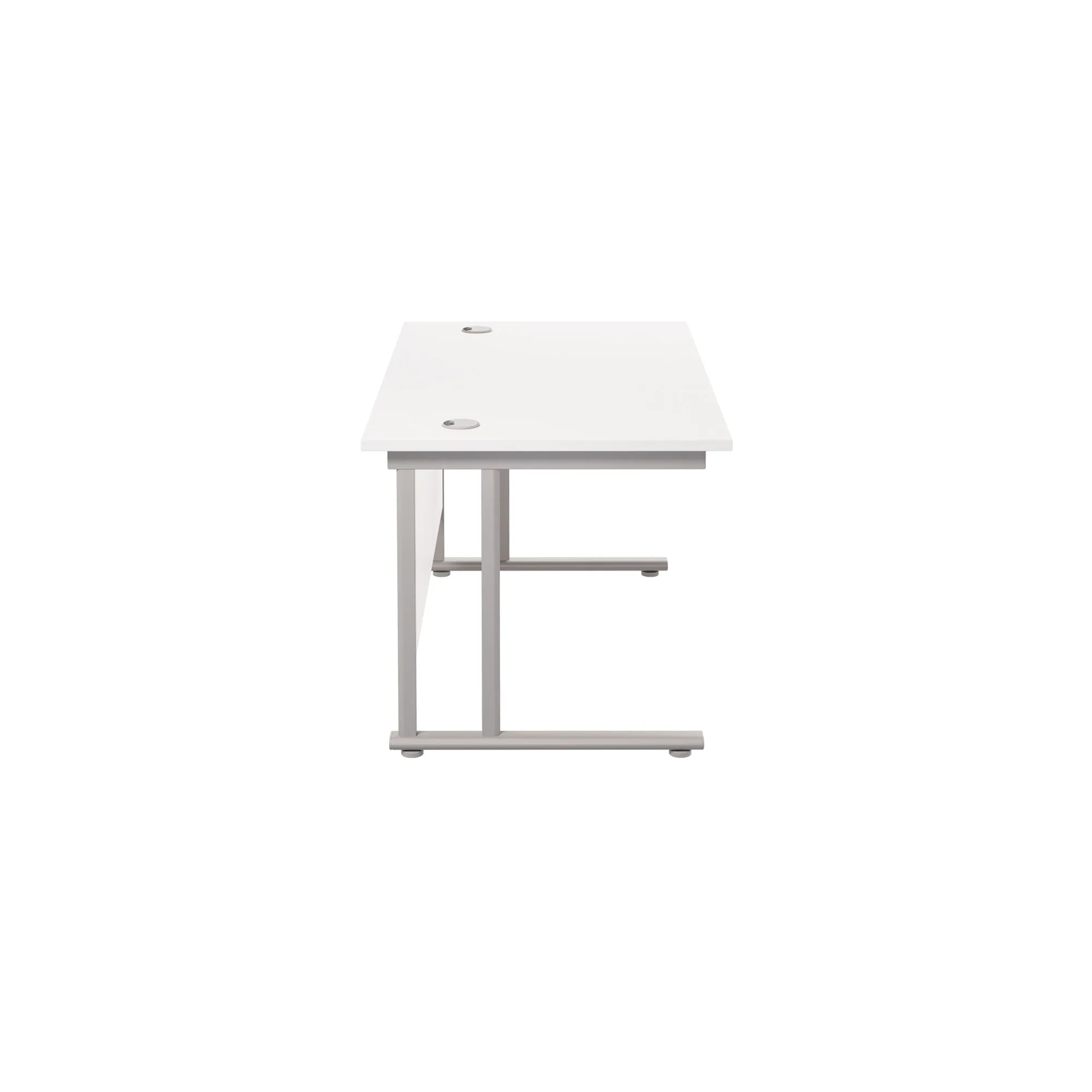 Twin Upright Straight 1400mm Desk