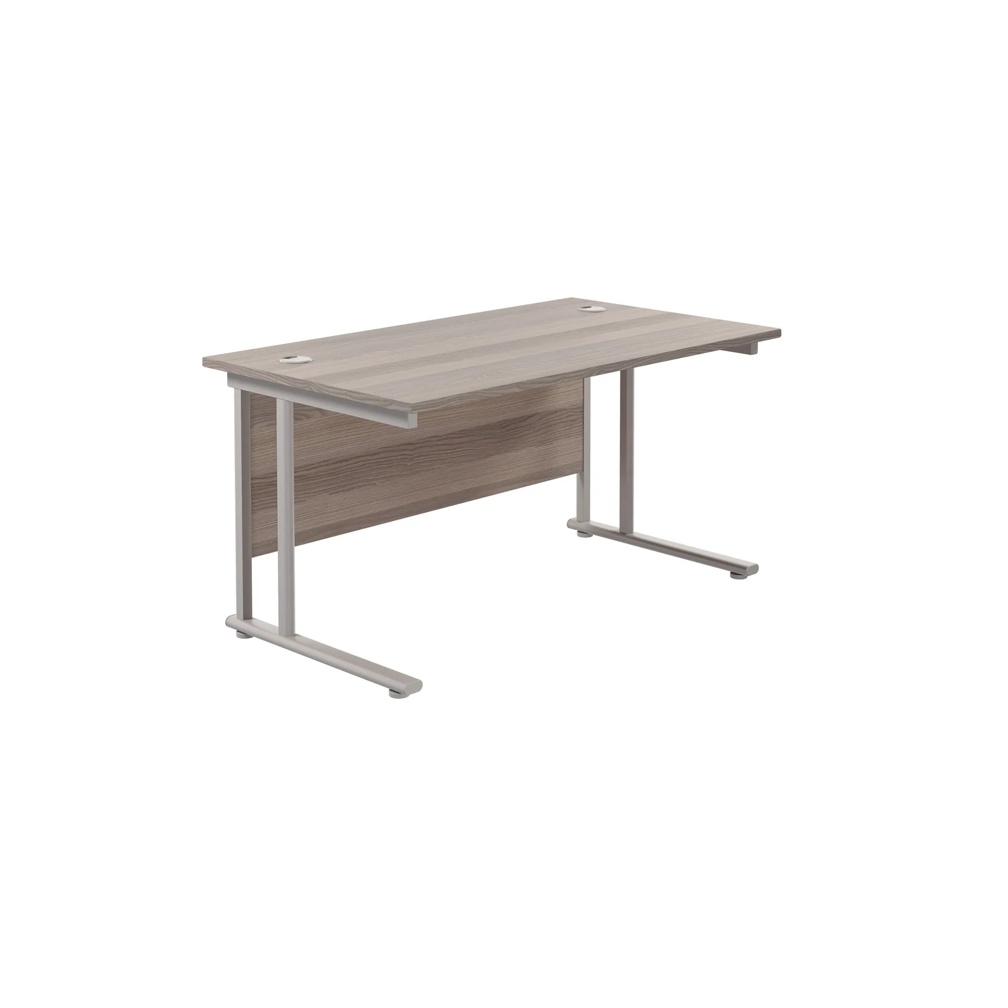 Twin Upright Straight 1400mm Desk