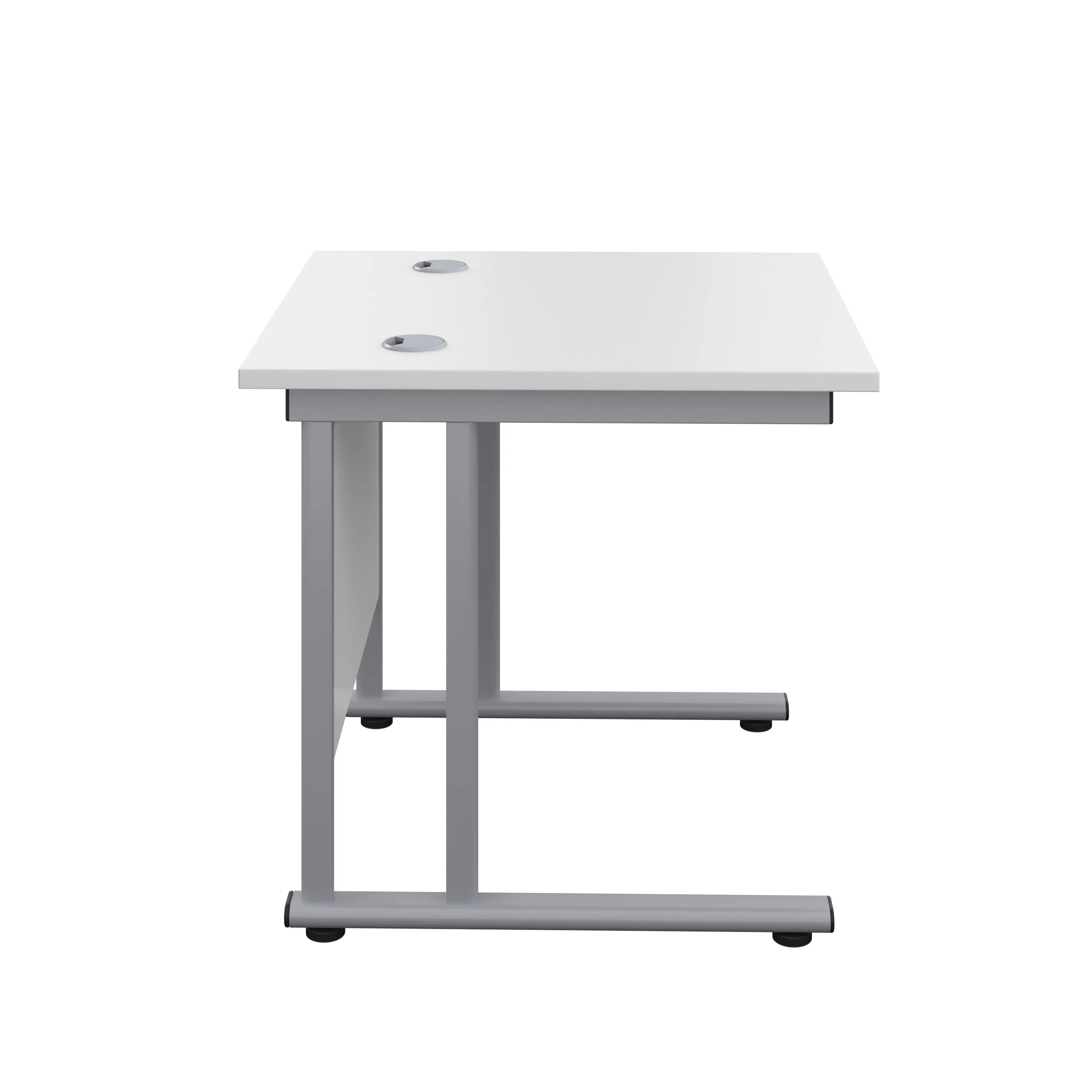 Twin Upright Straight 800mm Desk