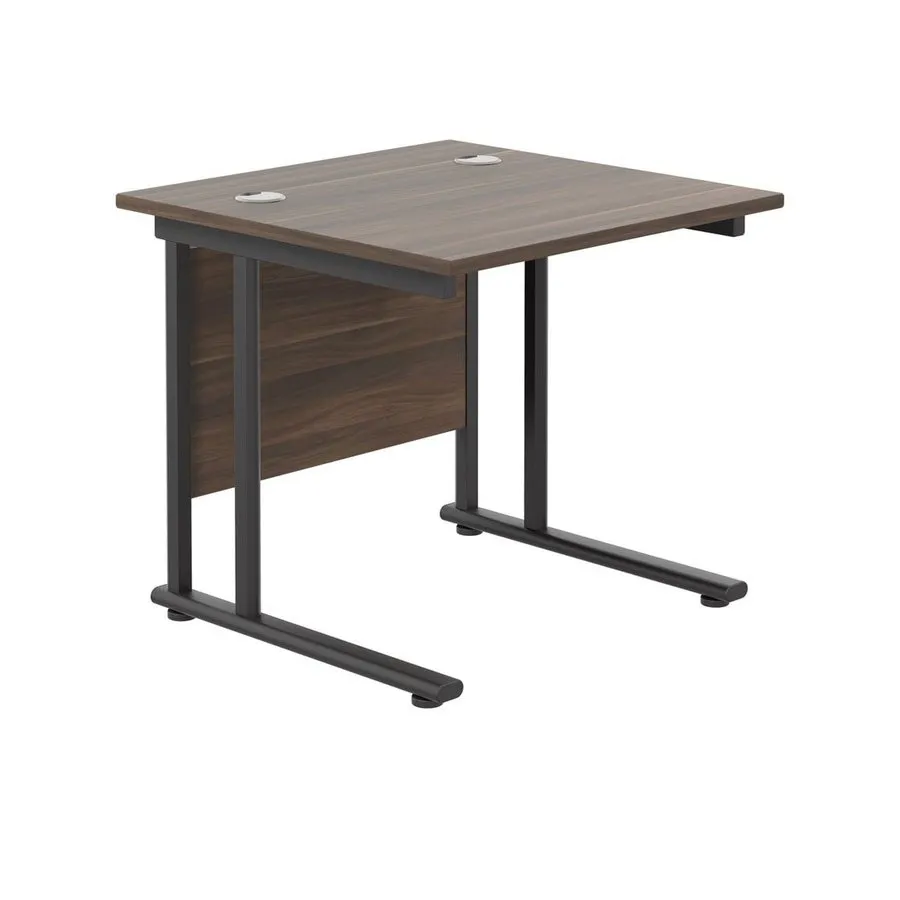 Twin Upright Straight 800mm Desk