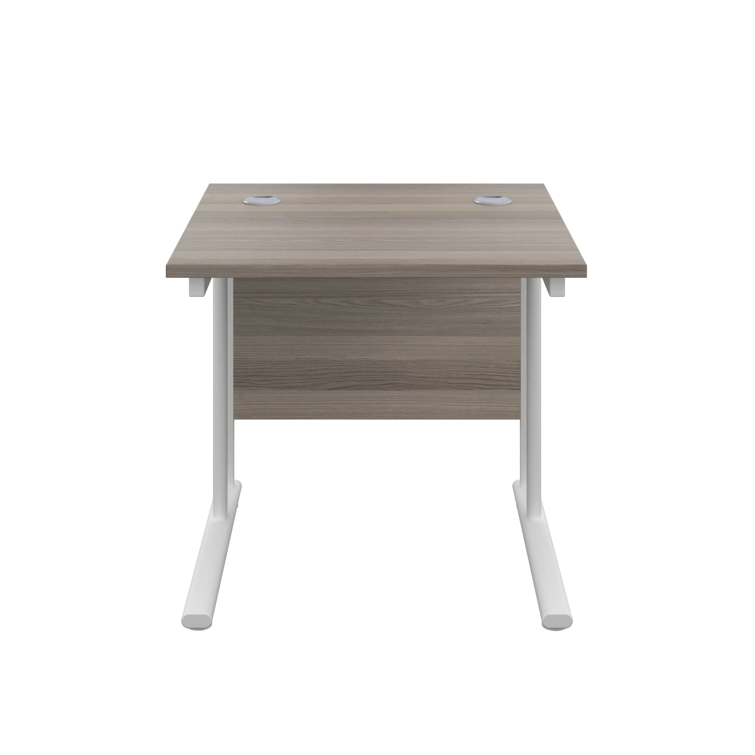 Twin Upright Straight 800mm Desk