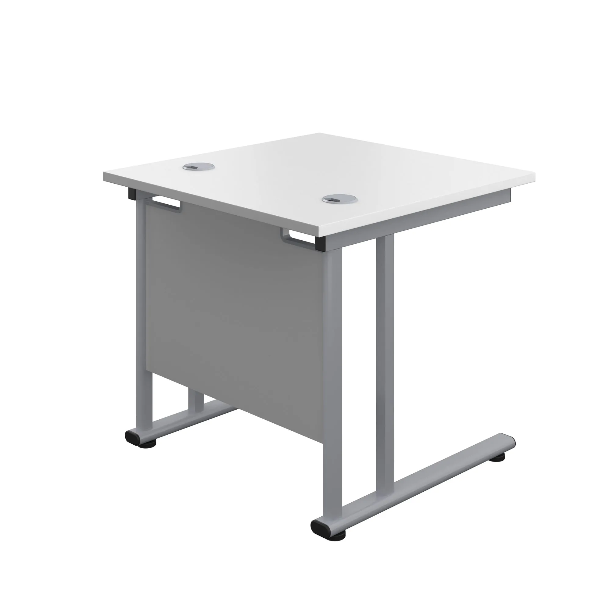Twin Upright Straight 800mm Desk