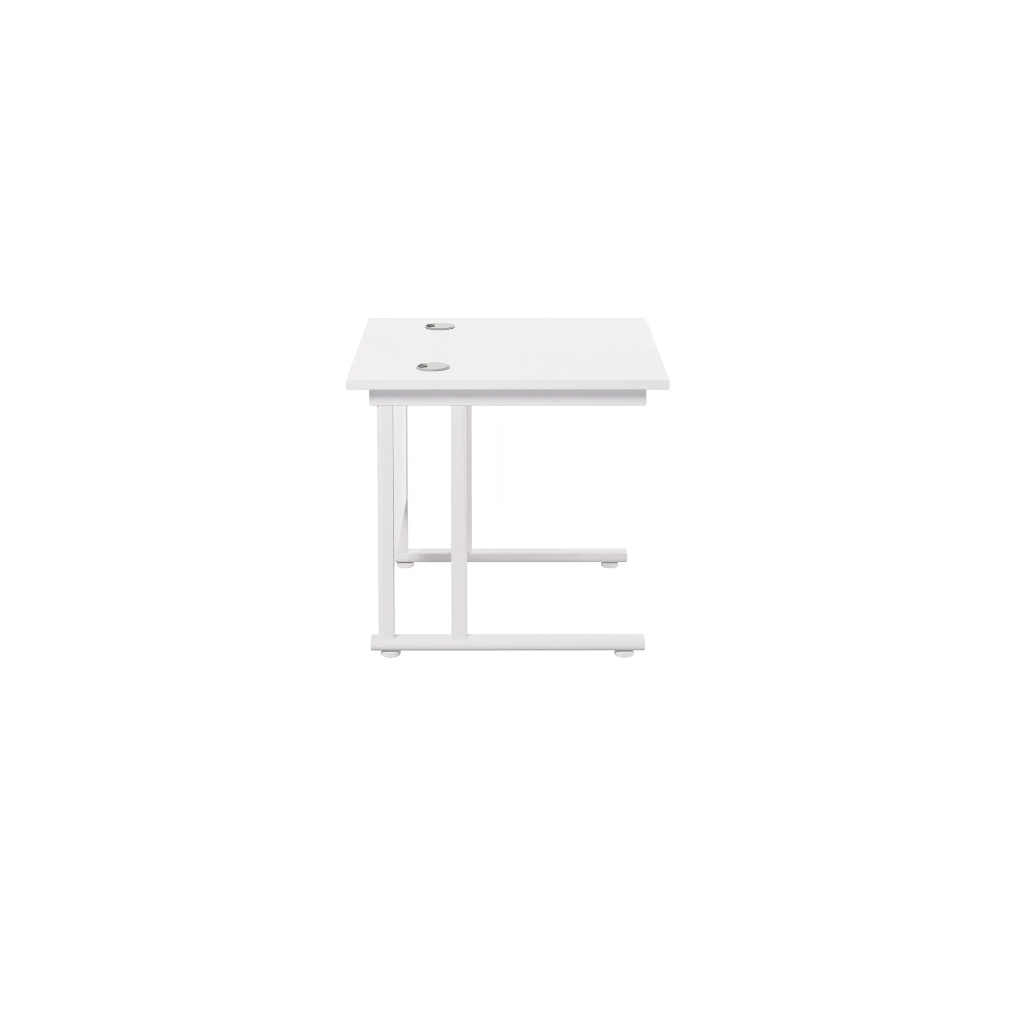 Twin Upright Straight 800mm Desk