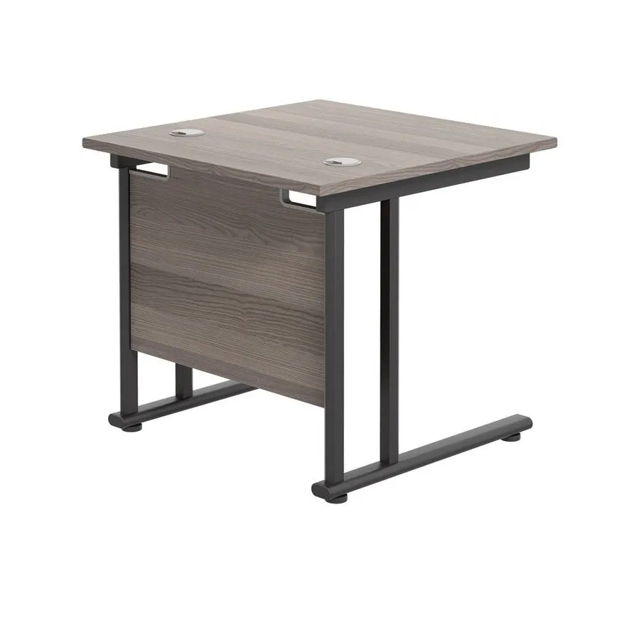Twin Upright Straight 800mm Desk