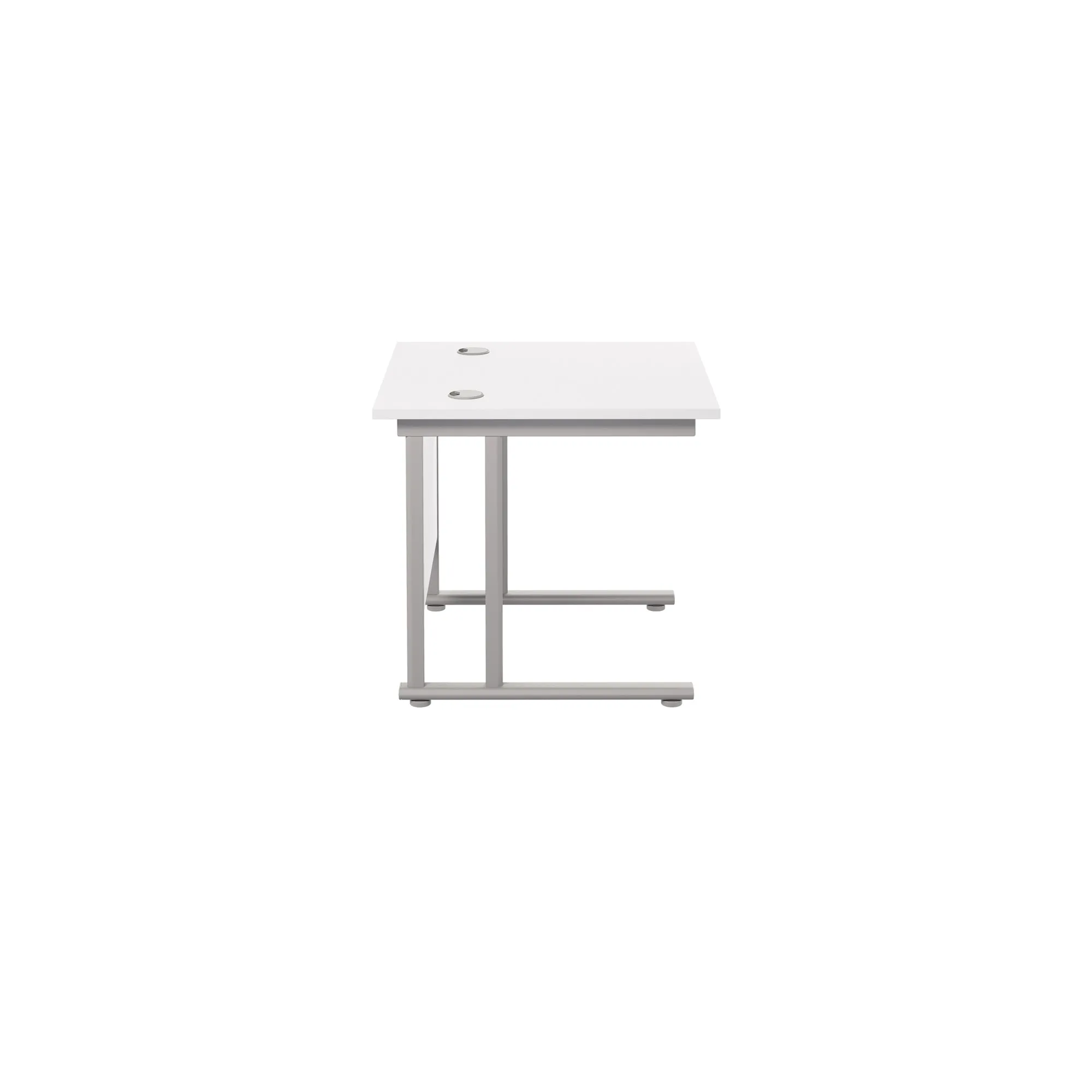 Twin Upright Straight 800mm Desk