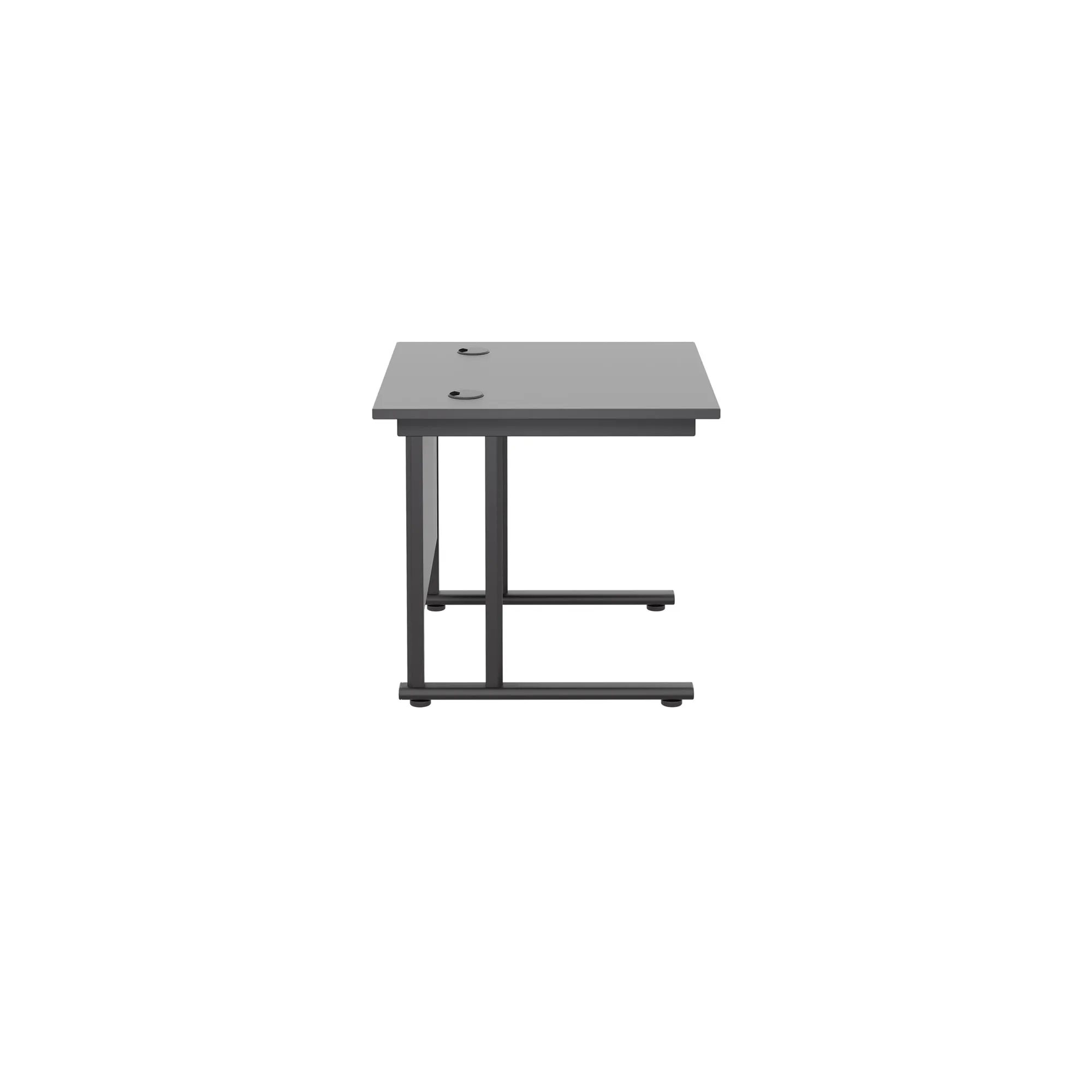 Twin Upright Straight 800mm Desk