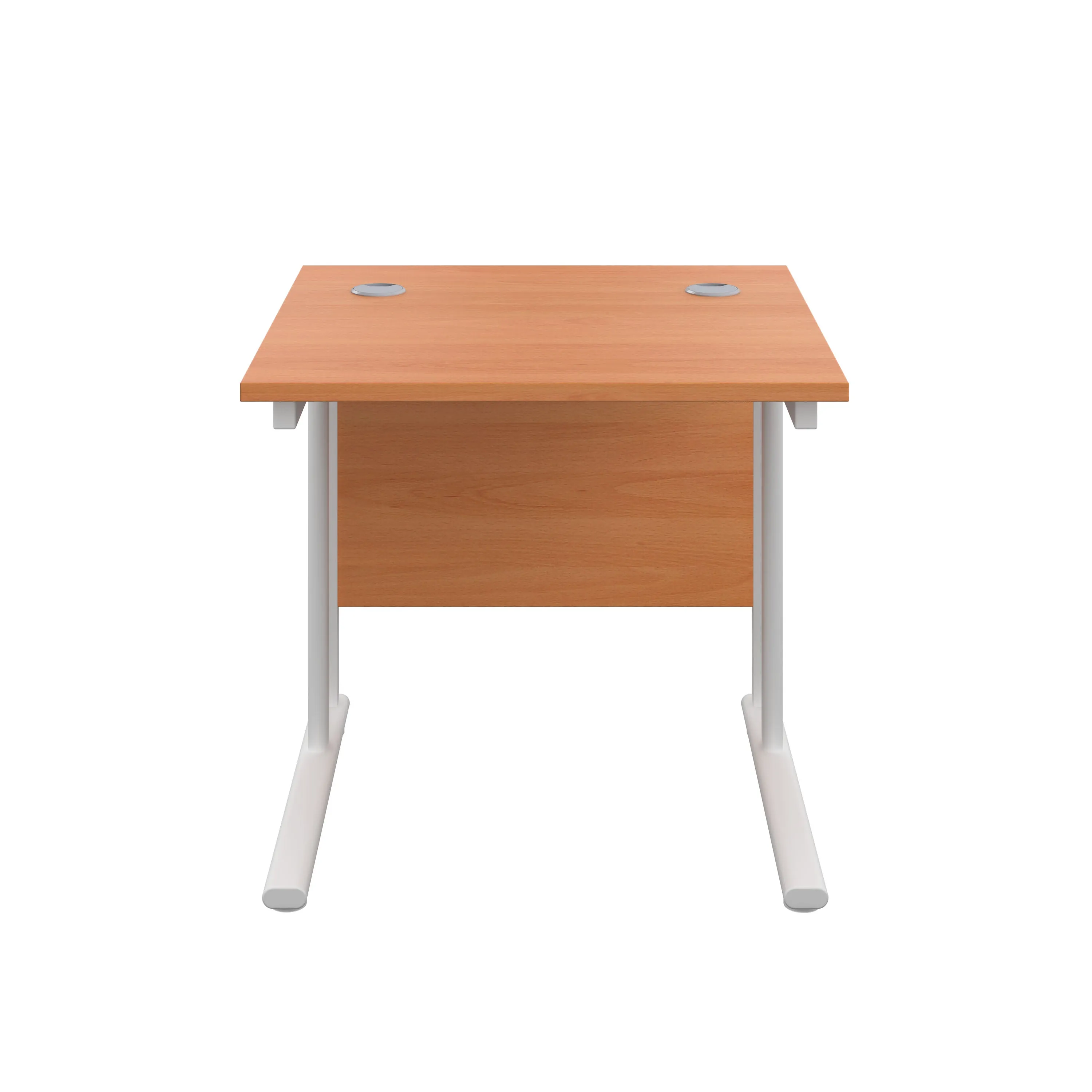 Twin Upright Straight 800mm Desk