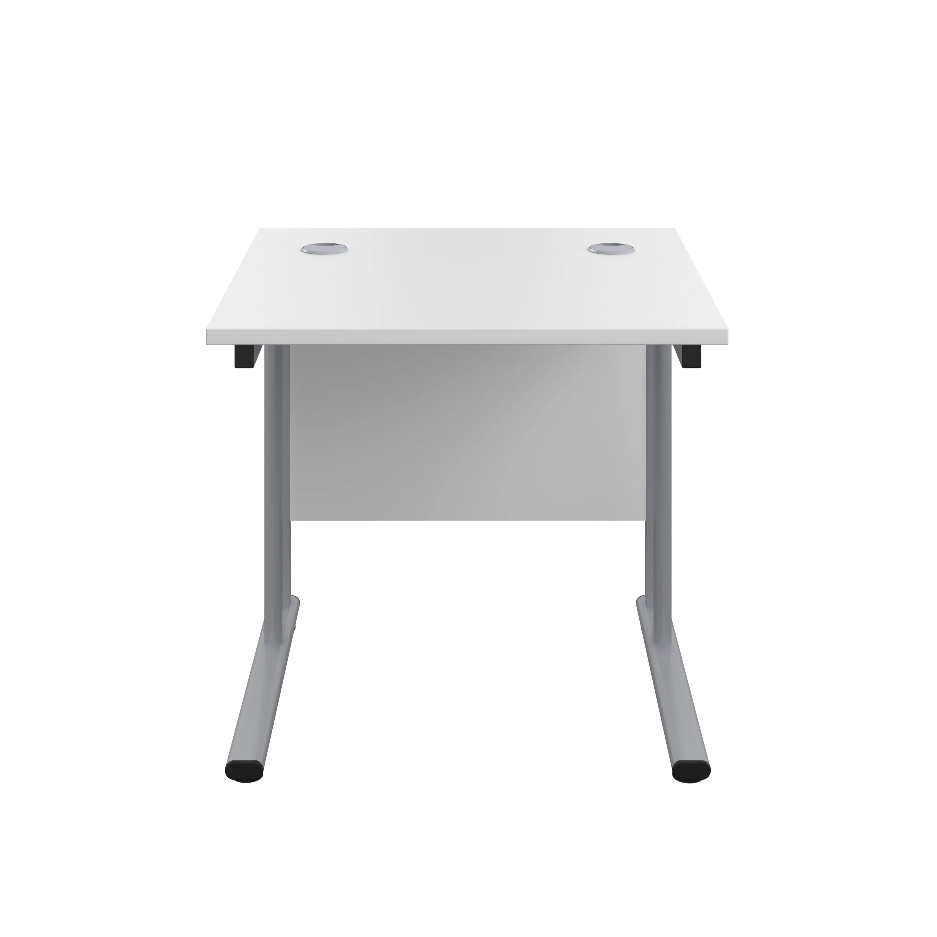 Twin Upright Straight 800mm Desk