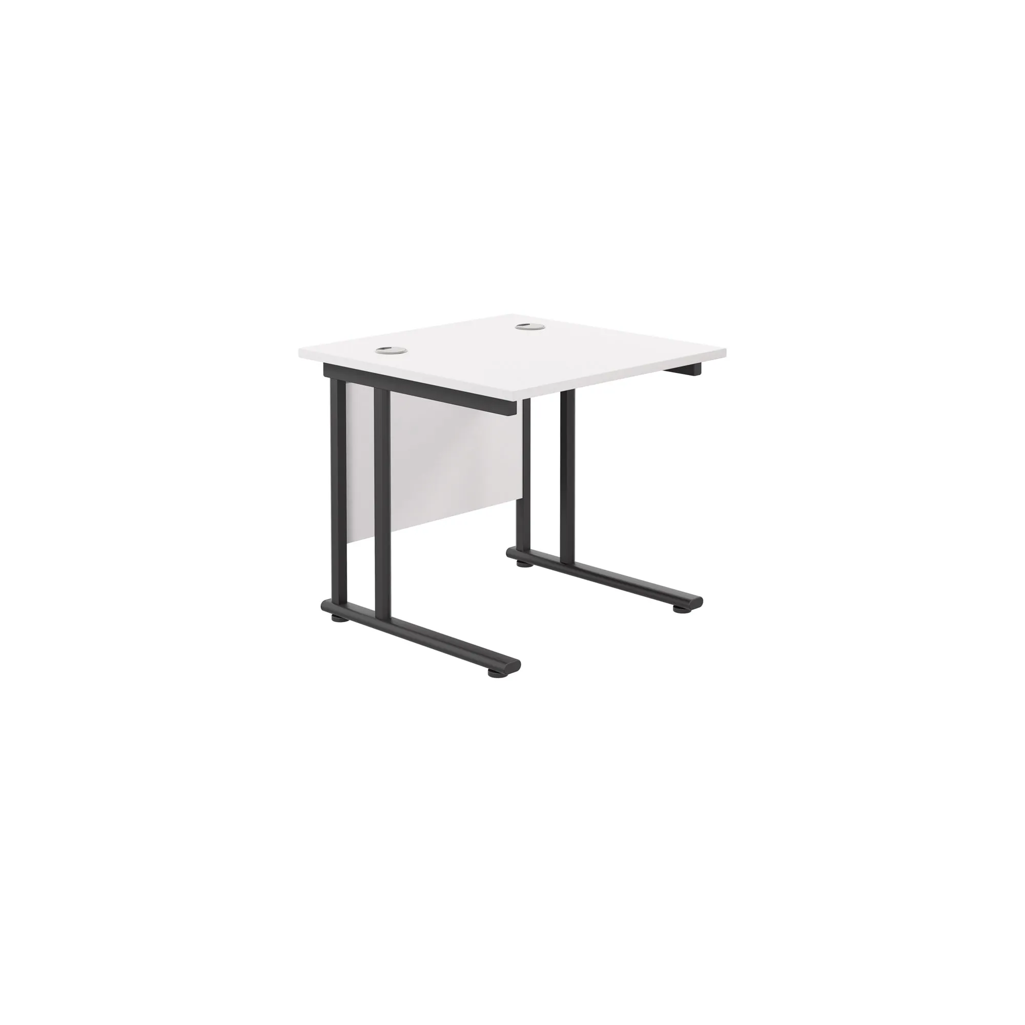 Twin Upright Straight 800mm Desk