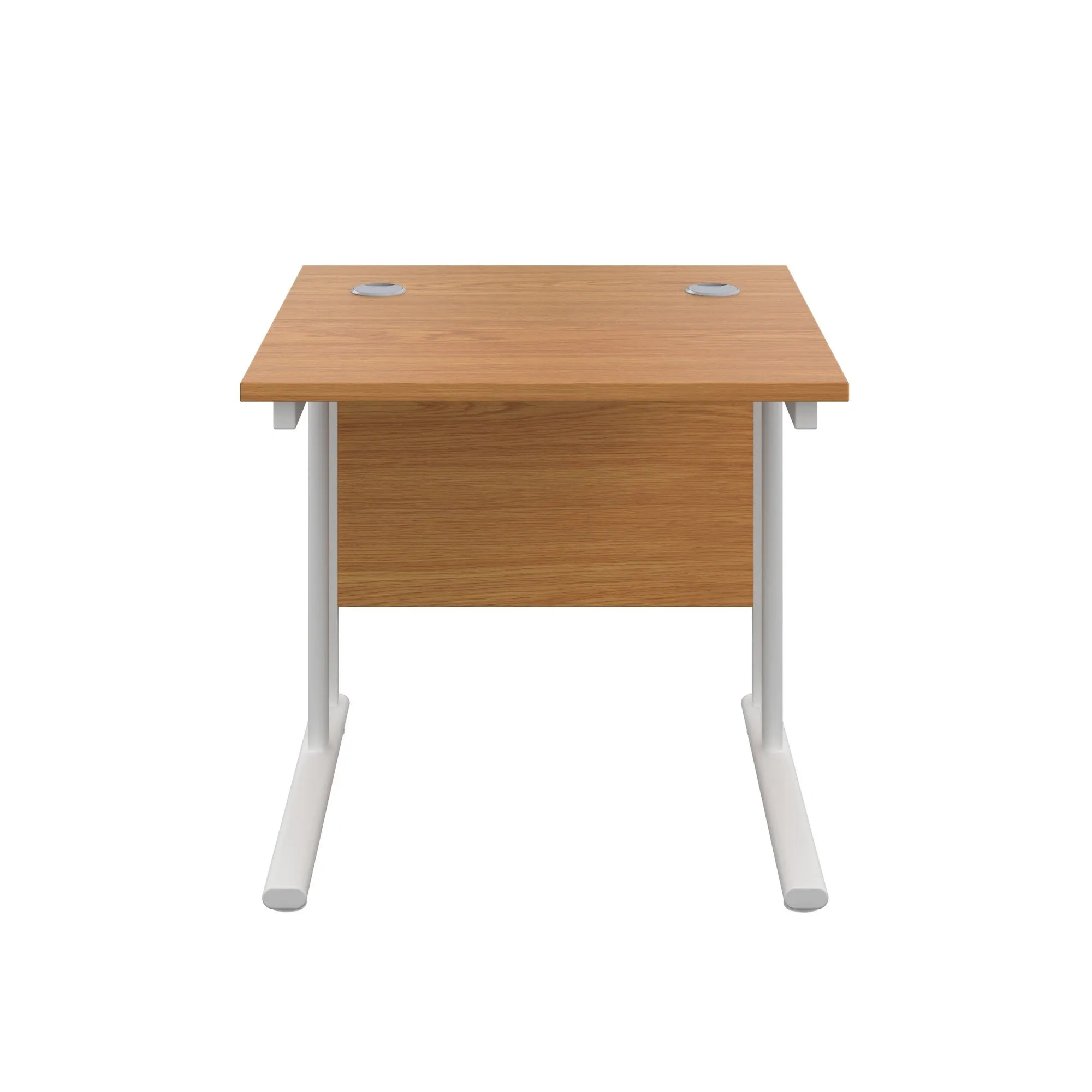 Twin Upright Straight 800mm Desk