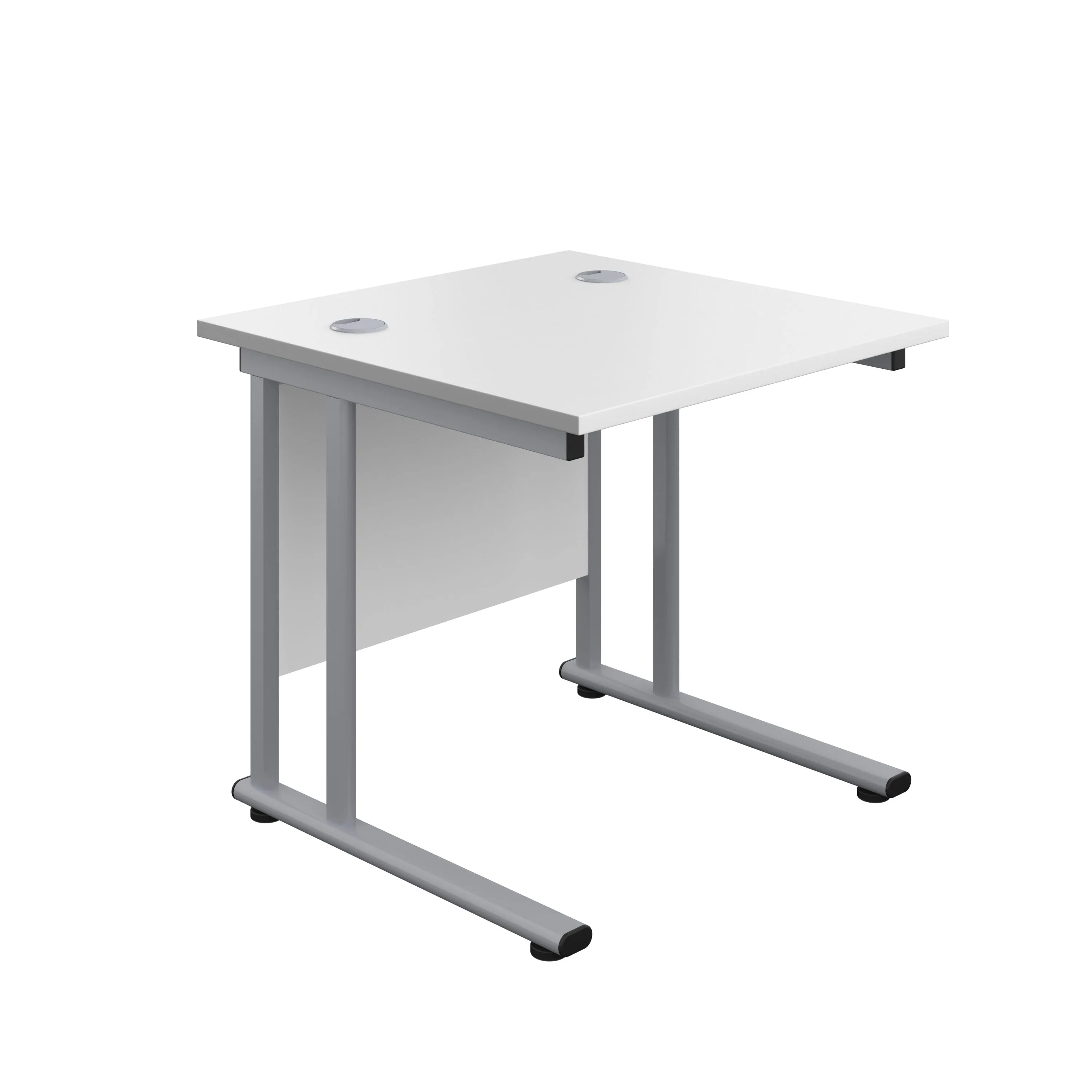 Twin Upright Straight 800mm Desk