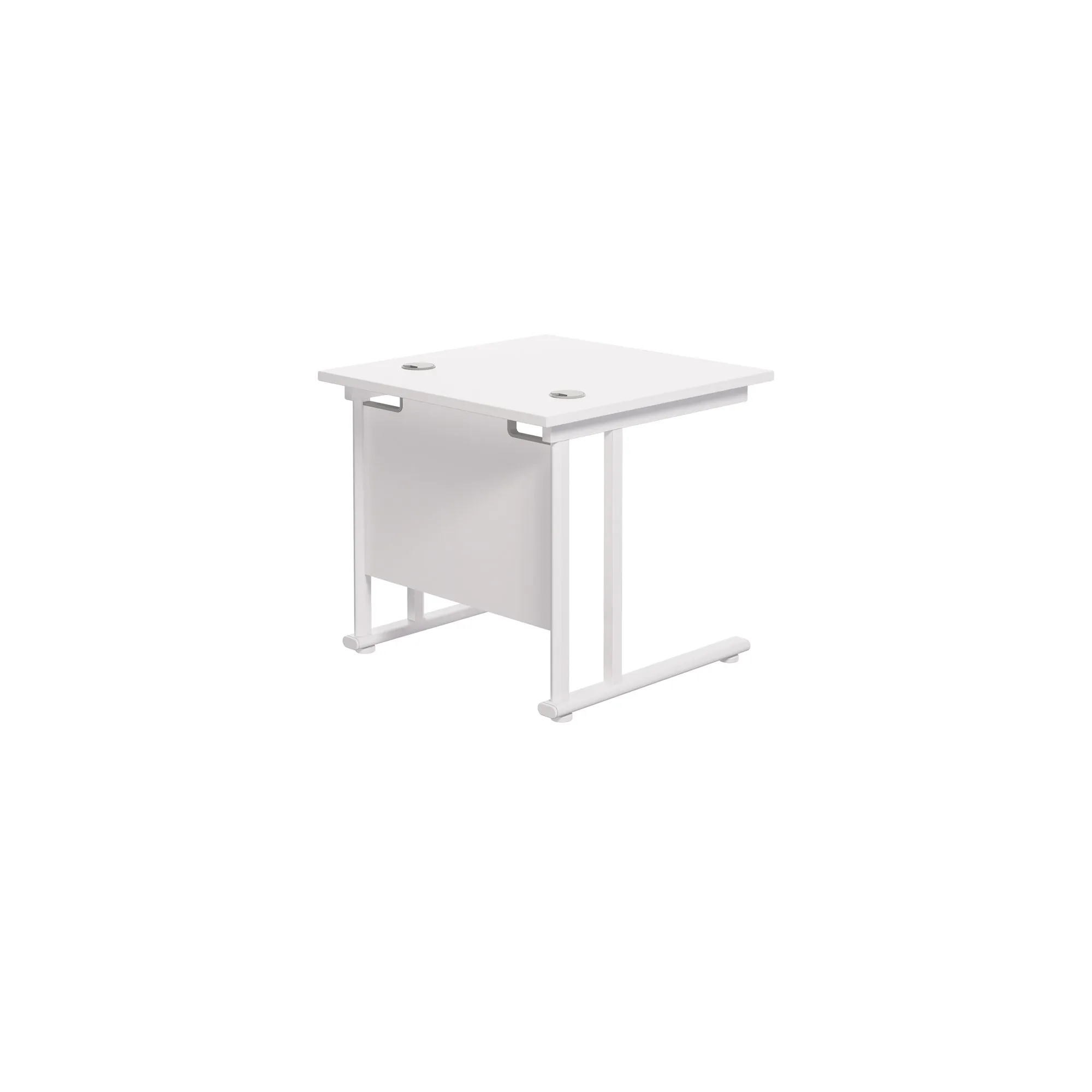 Twin Upright Straight 800mm Desk