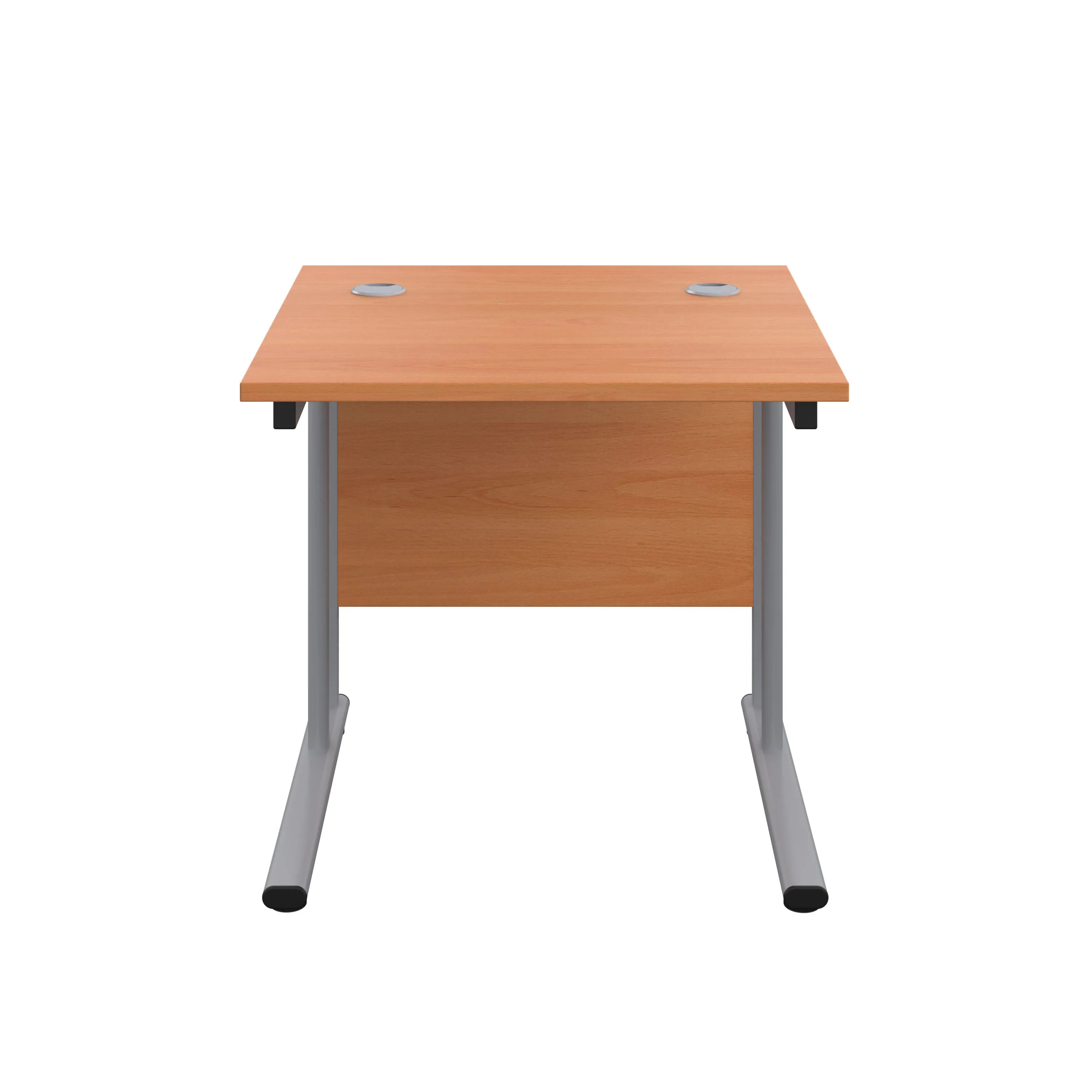 Twin Upright Straight 800mm Desk