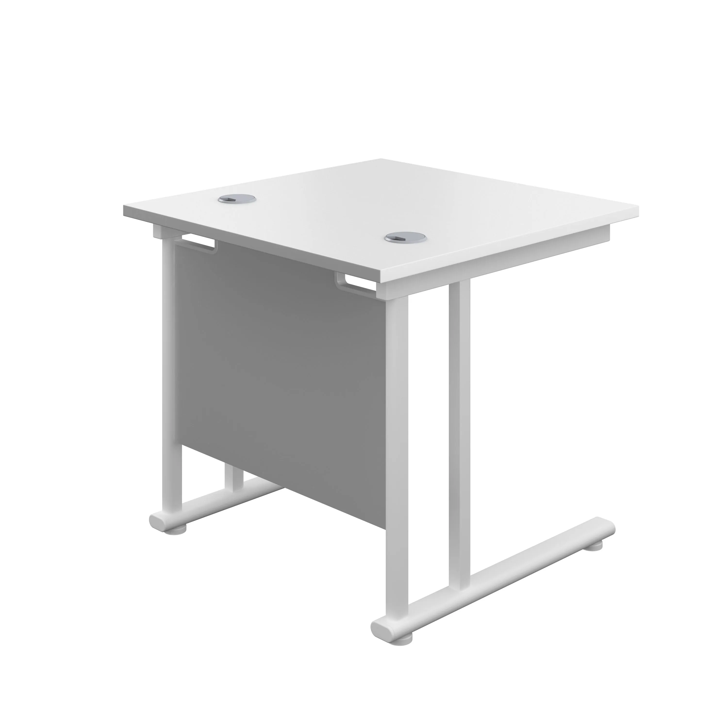 Twin Upright Straight 800mm Desk
