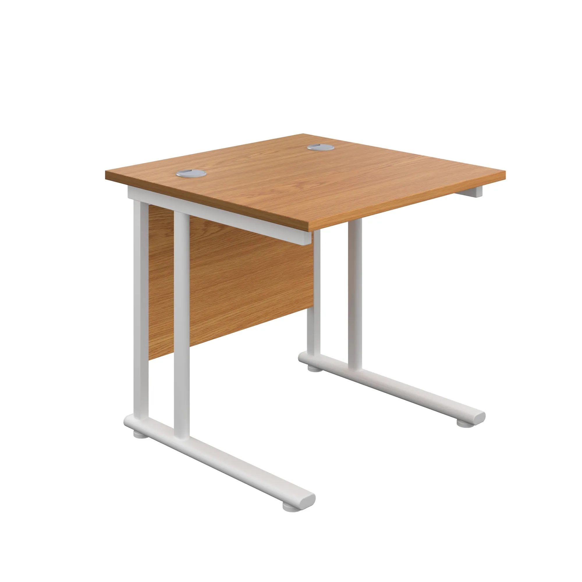 Twin Upright Straight 800mm Desk