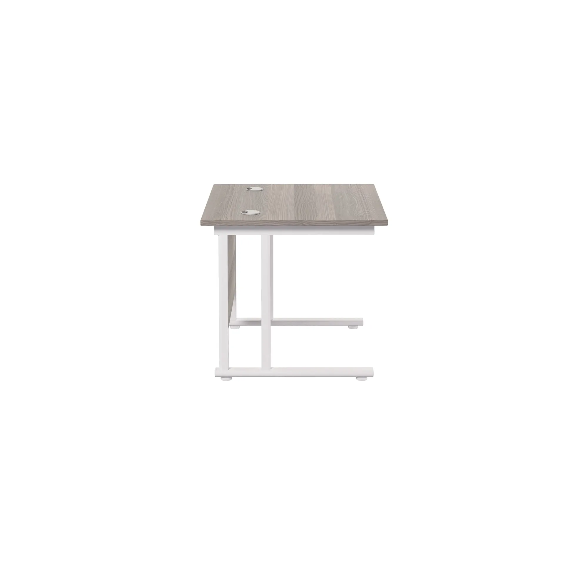 Twin Upright Straight 800mm Desk