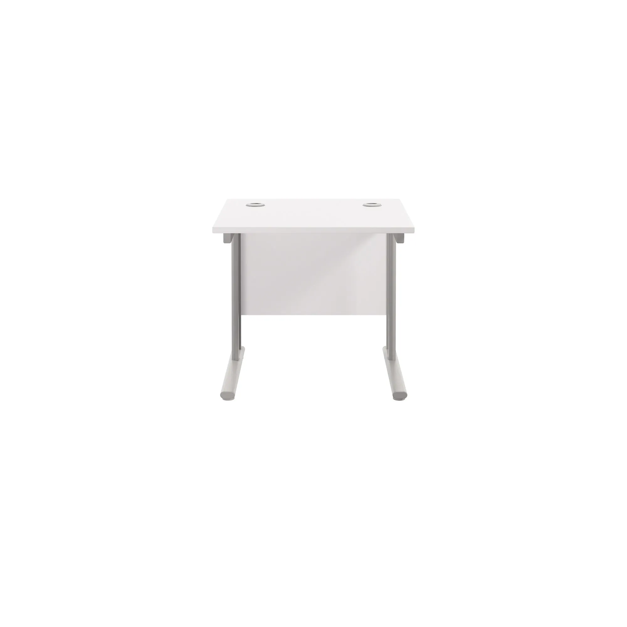 Twin Upright Straight 800mm Desk