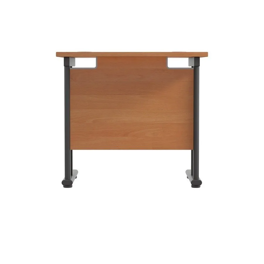 Twin Upright Straight 800mm Slim Desk