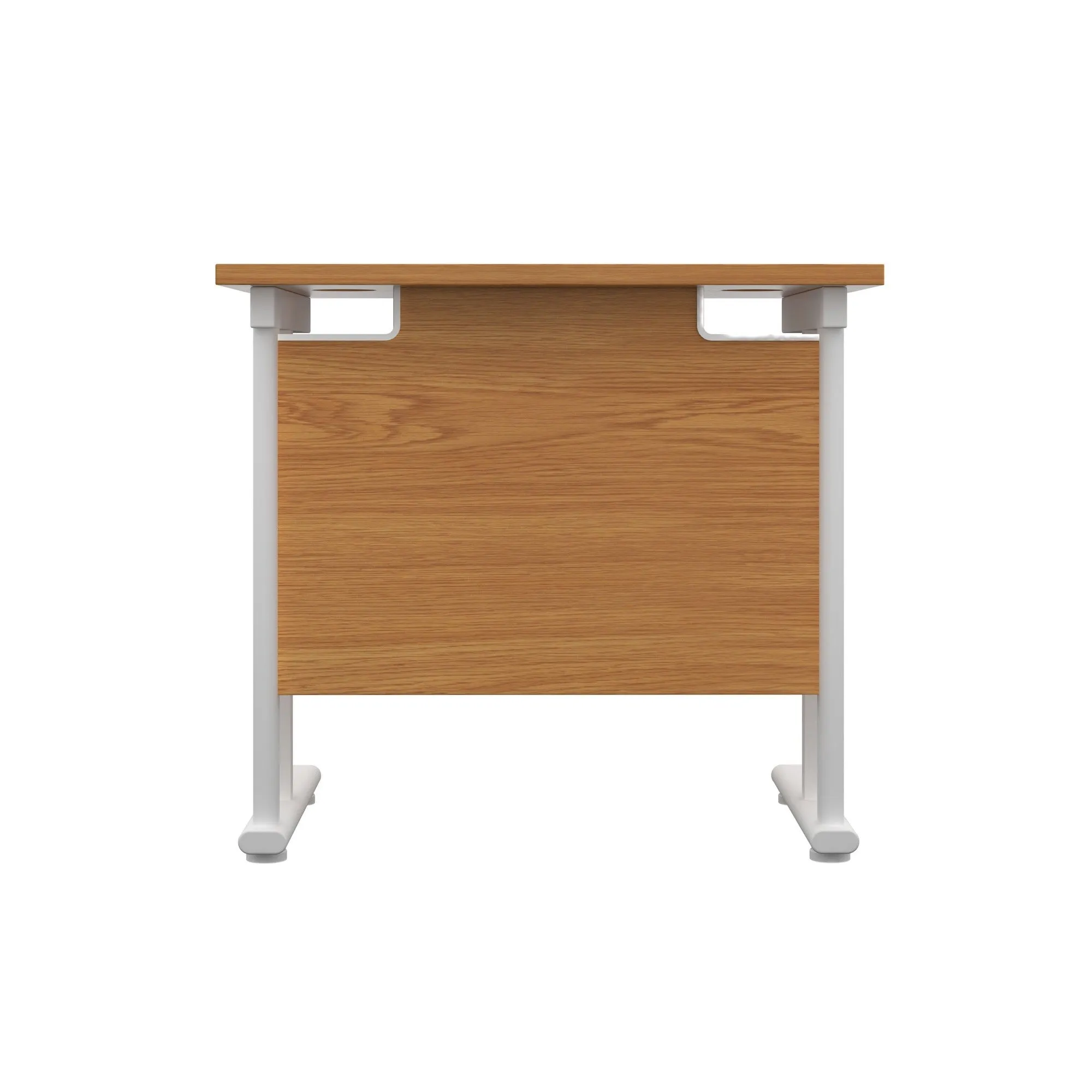 Twin Upright Straight 800mm Slim Desk