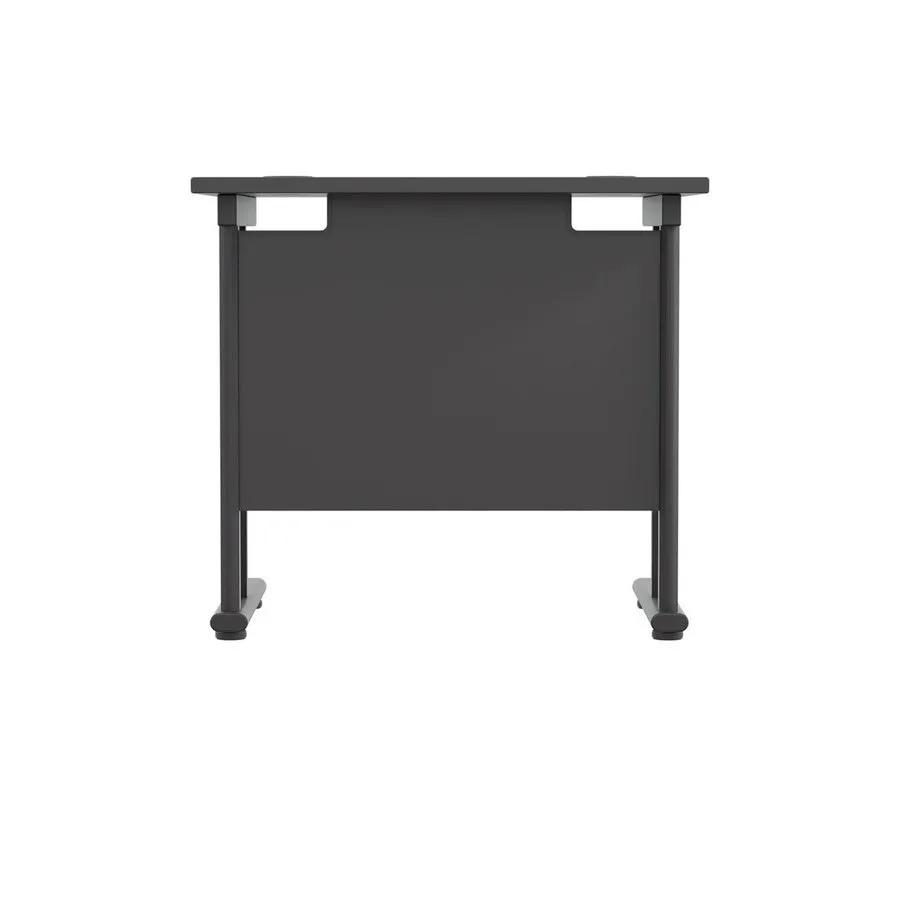 Twin Upright Straight 800mm Slim Desk