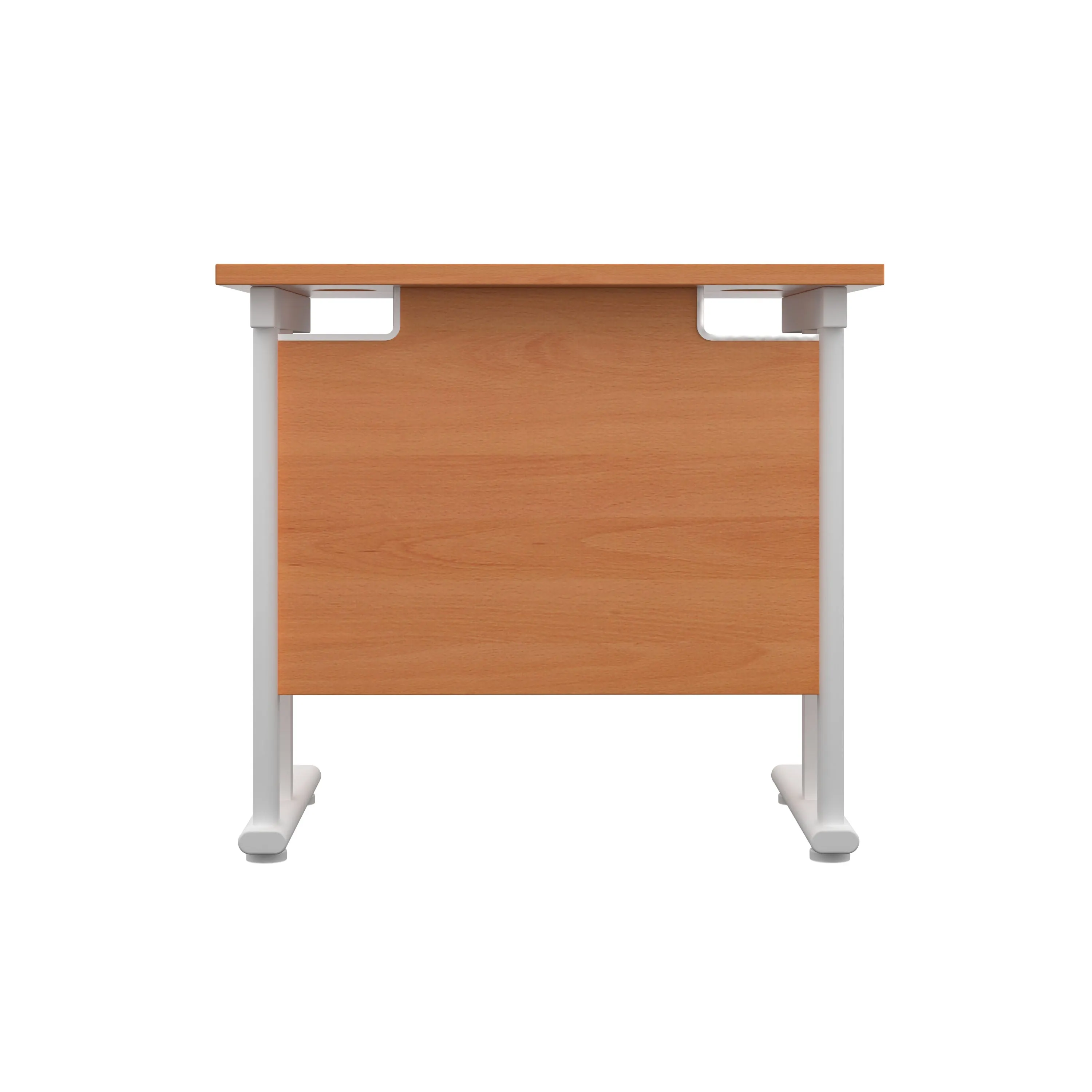 Twin Upright Straight 800mm Slim Desk