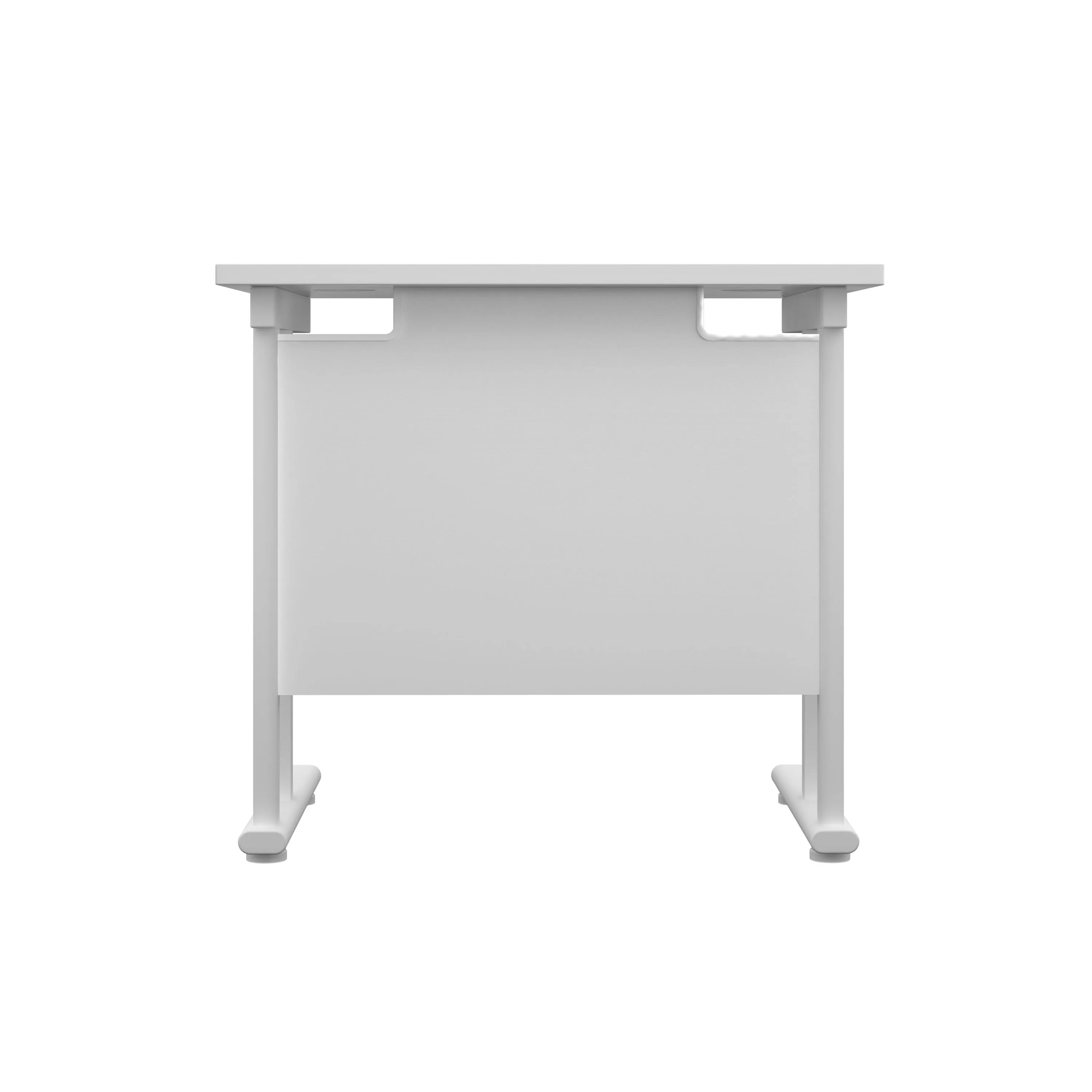 Twin Upright Straight 800mm Slim Desk