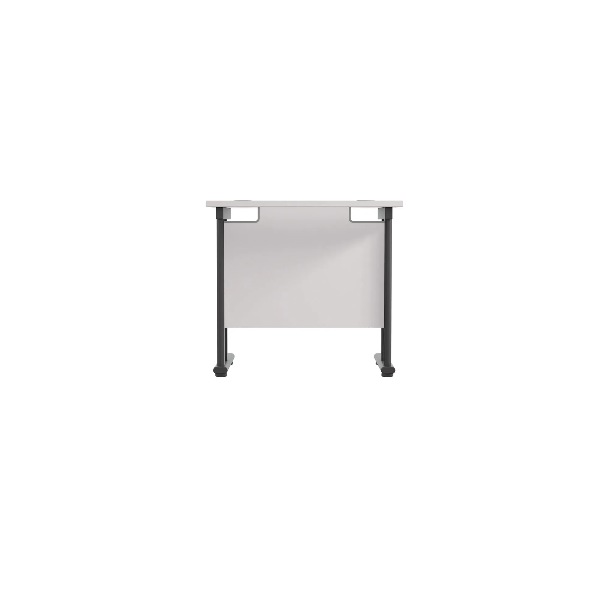 Twin Upright Straight 800mm Slim Desk