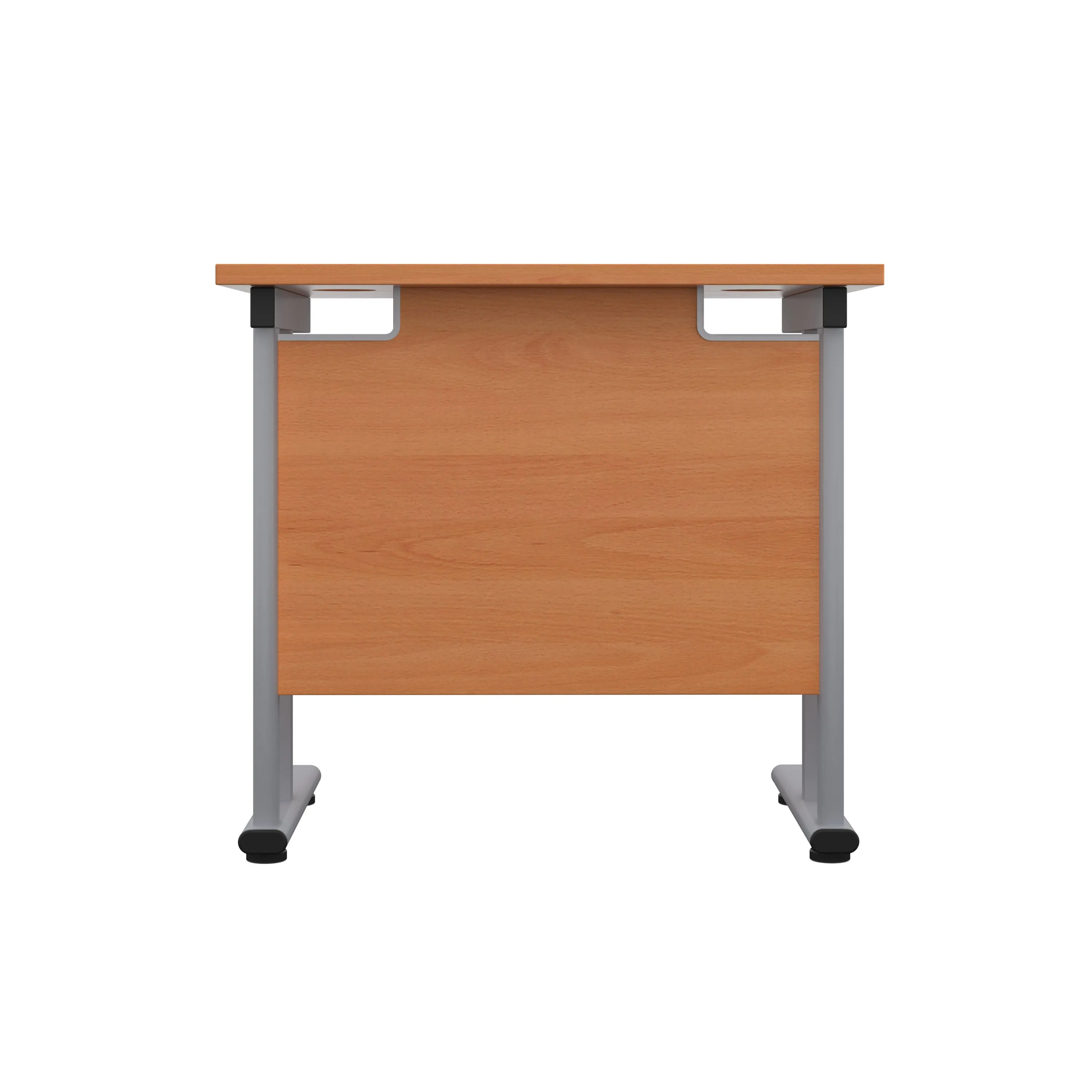 Twin Upright Straight 800mm Slim Desk