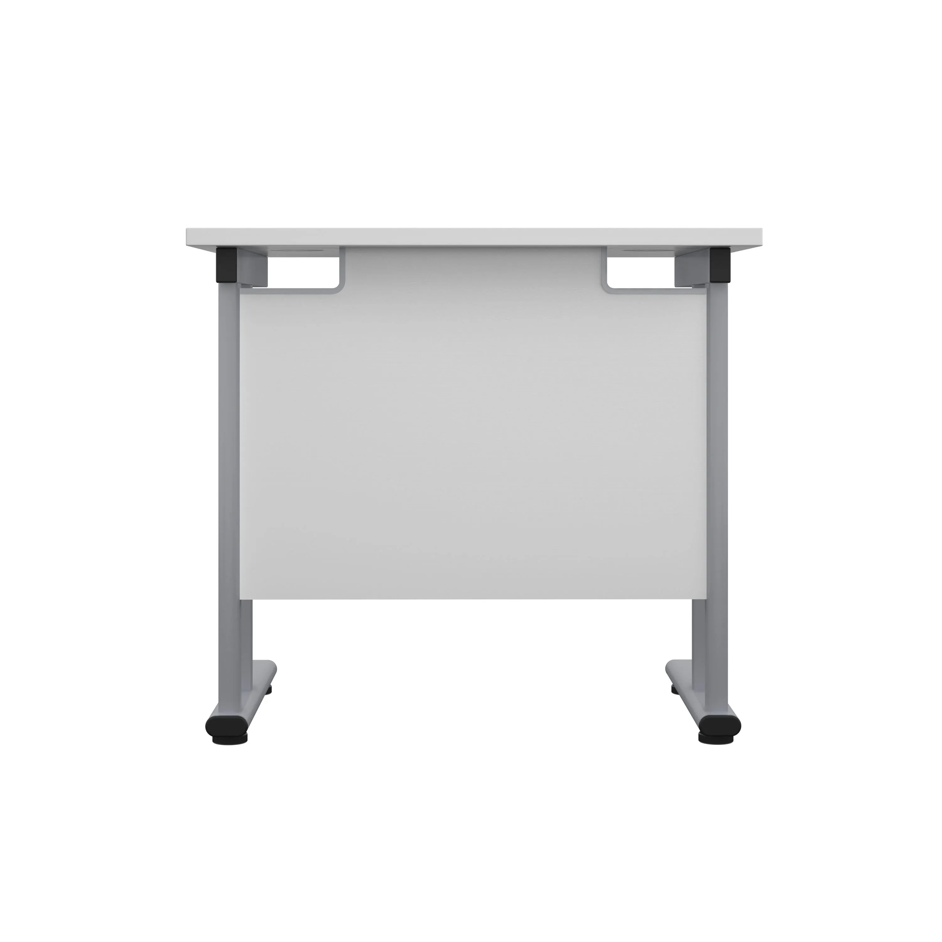 Twin Upright Straight 800mm Slim Desk