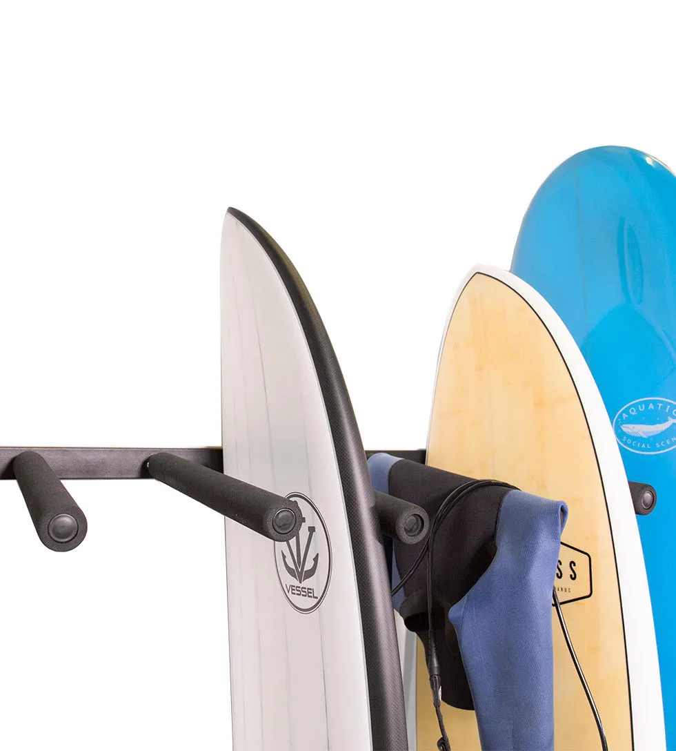 VERTICAL SURFBOARD WALL RACK