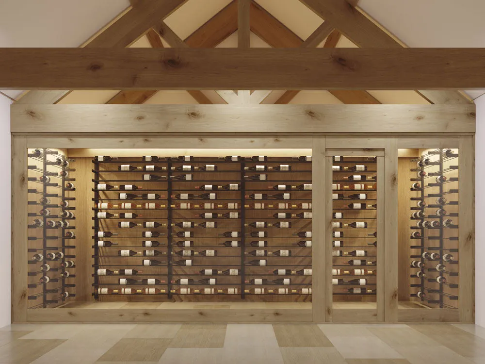 VintageView Evolution Wine Wall 30″ 2C Wall Mounted Wine Rack System (12 to 36 bottles)