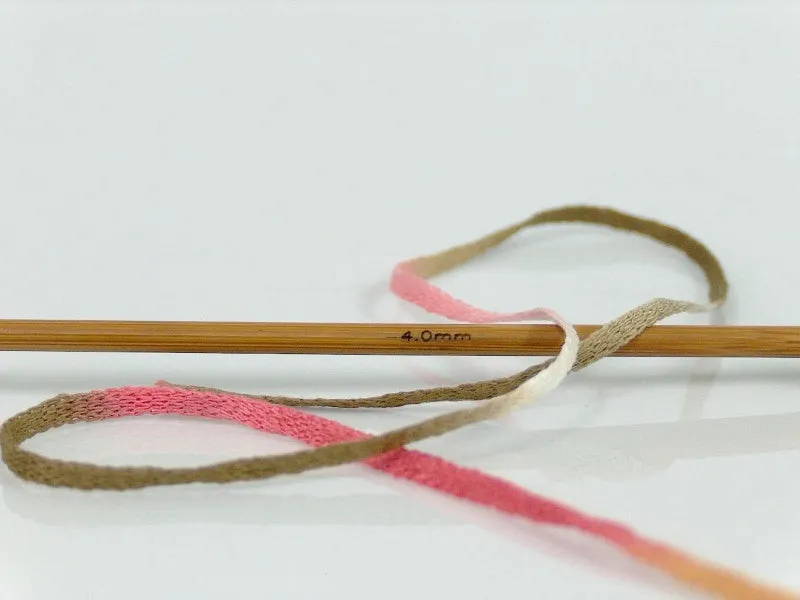 Violino Yarn - Pink White Khaki Salmon