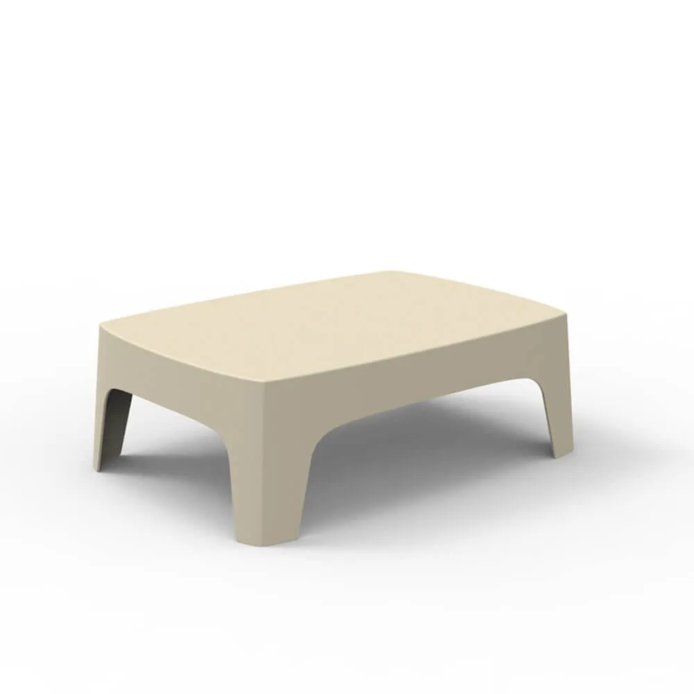 Vondom Solid low table polyethylene by Stefano Giovannoni