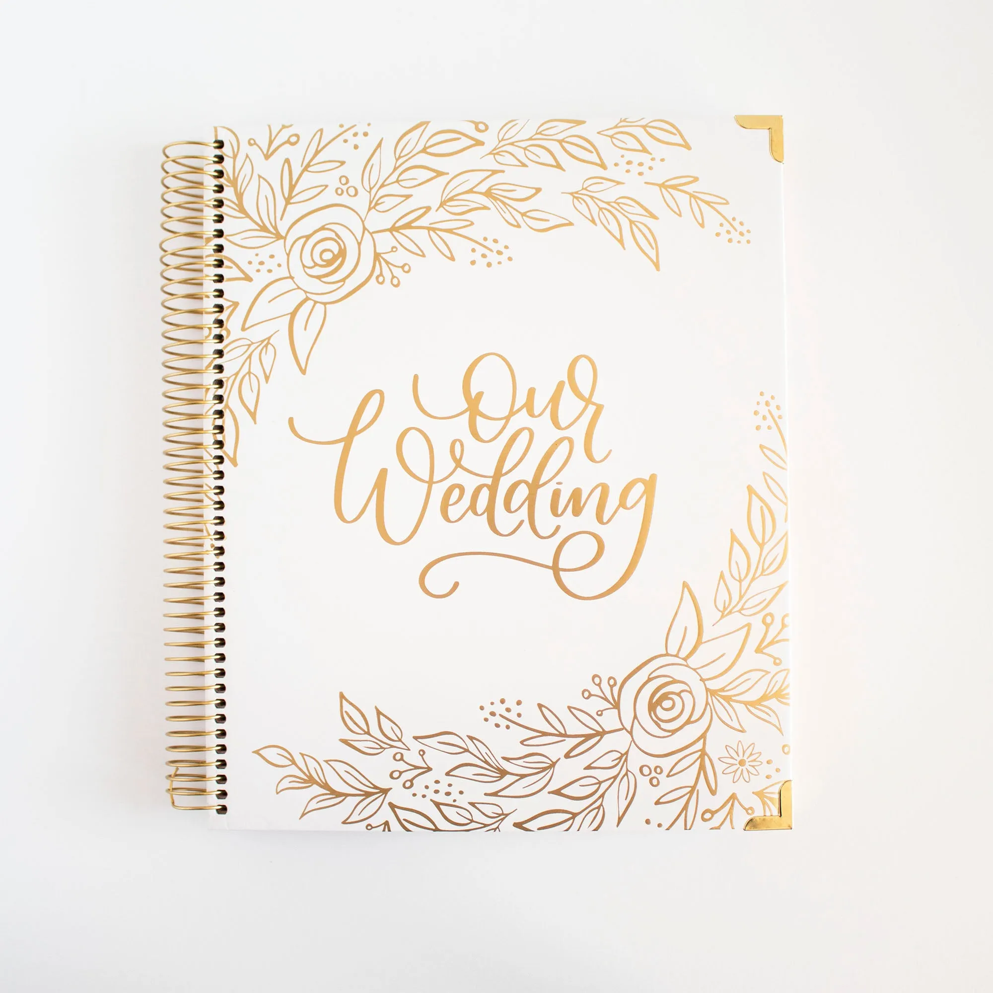 Wedding Planner & Calendar, Gold Floral