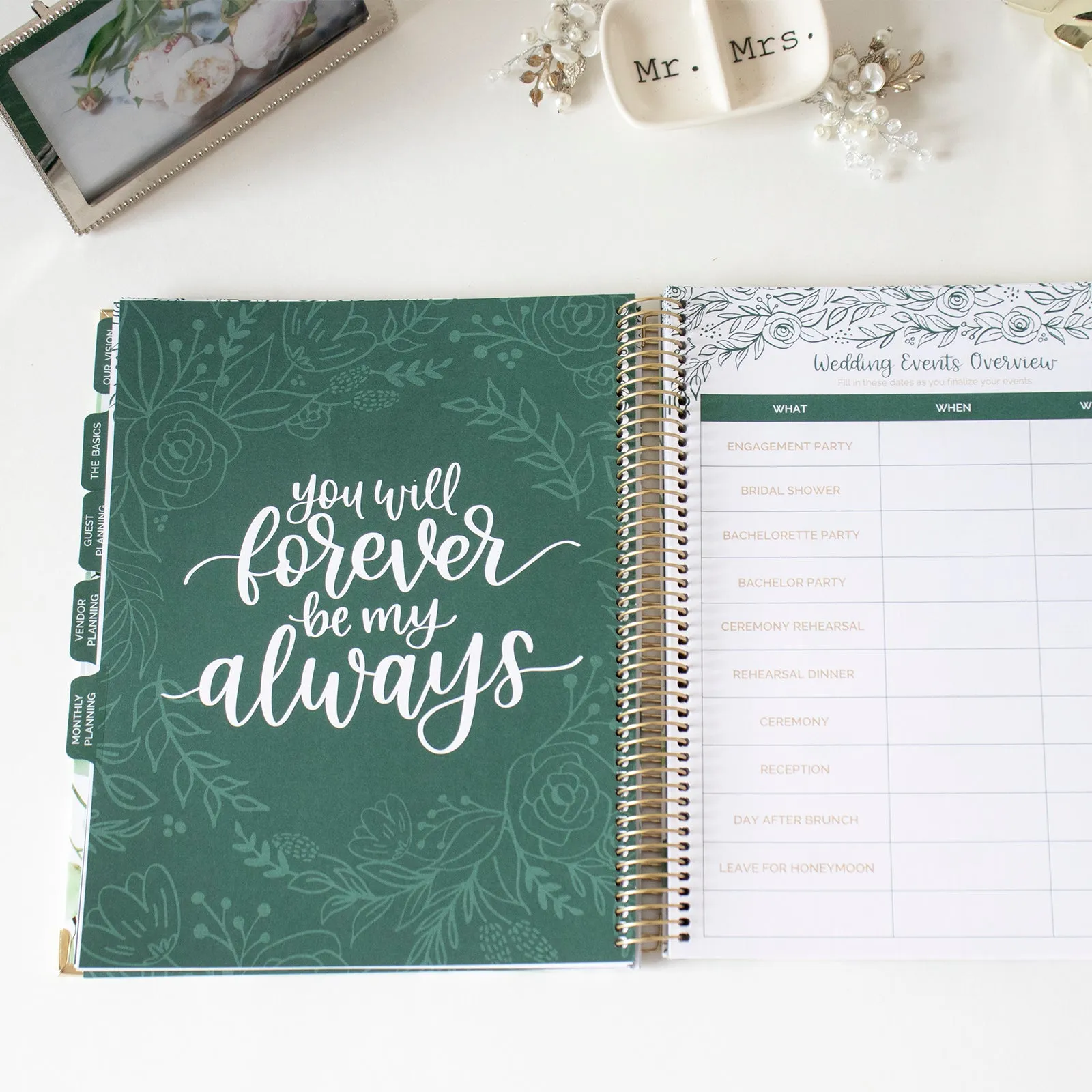 Wedding Planner & Calendar, Planning Our Forever