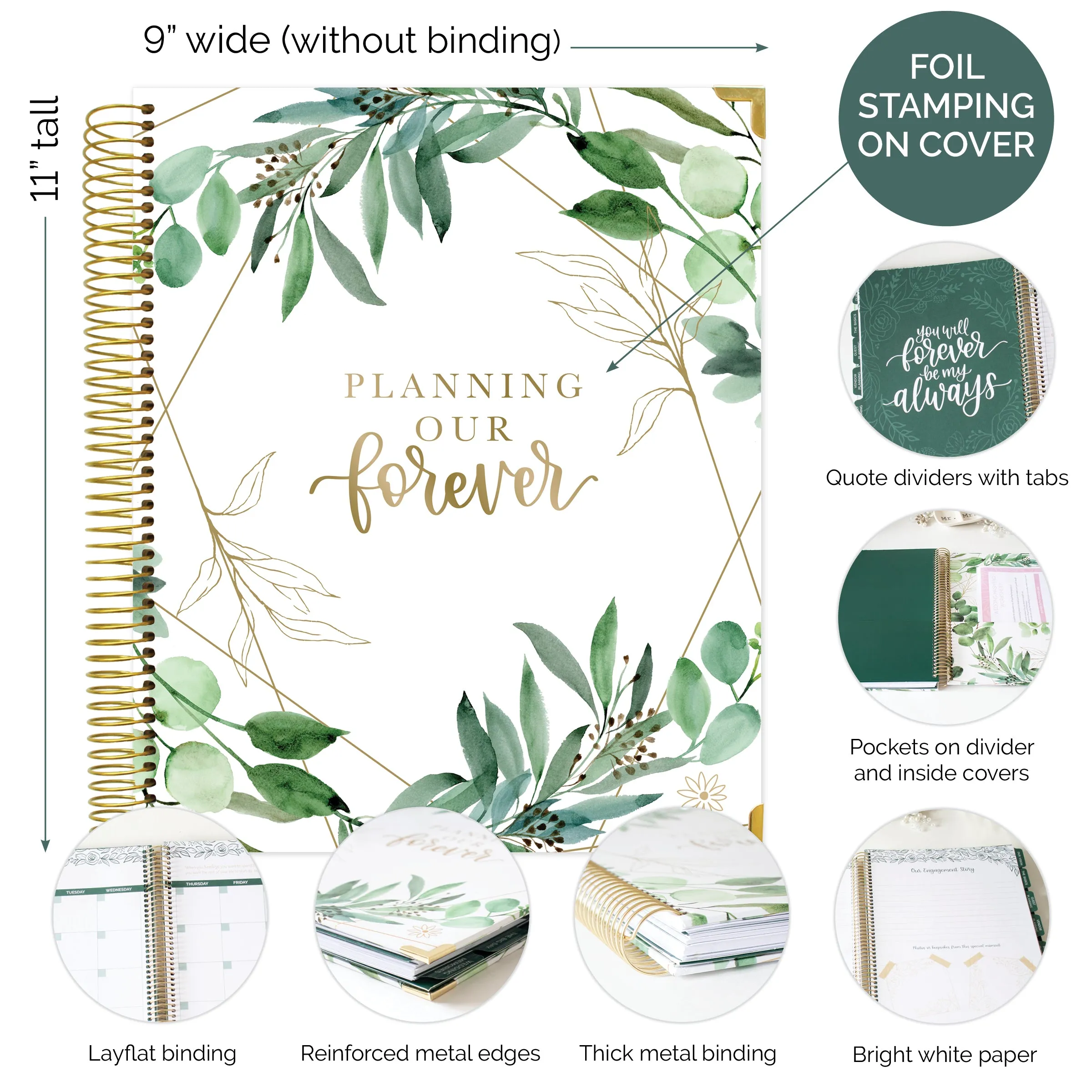 Wedding Planner & Calendar, Planning Our Forever