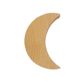 Wooden Cupboard Knob | Moon